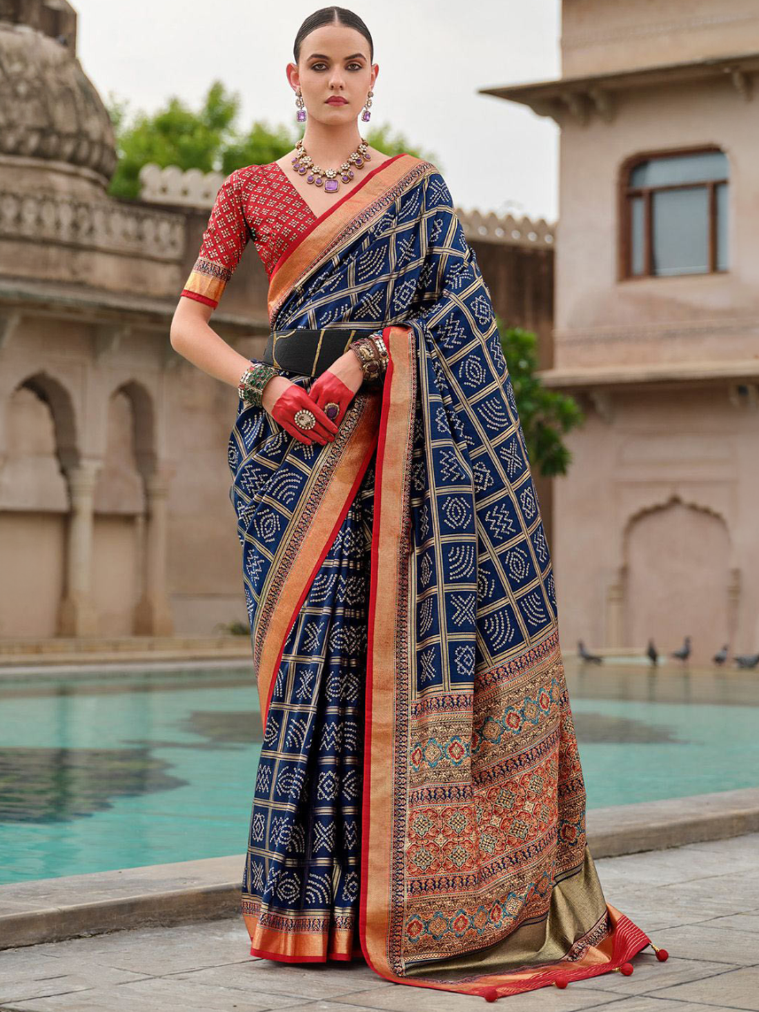 Aradhya Silk Printed Saree