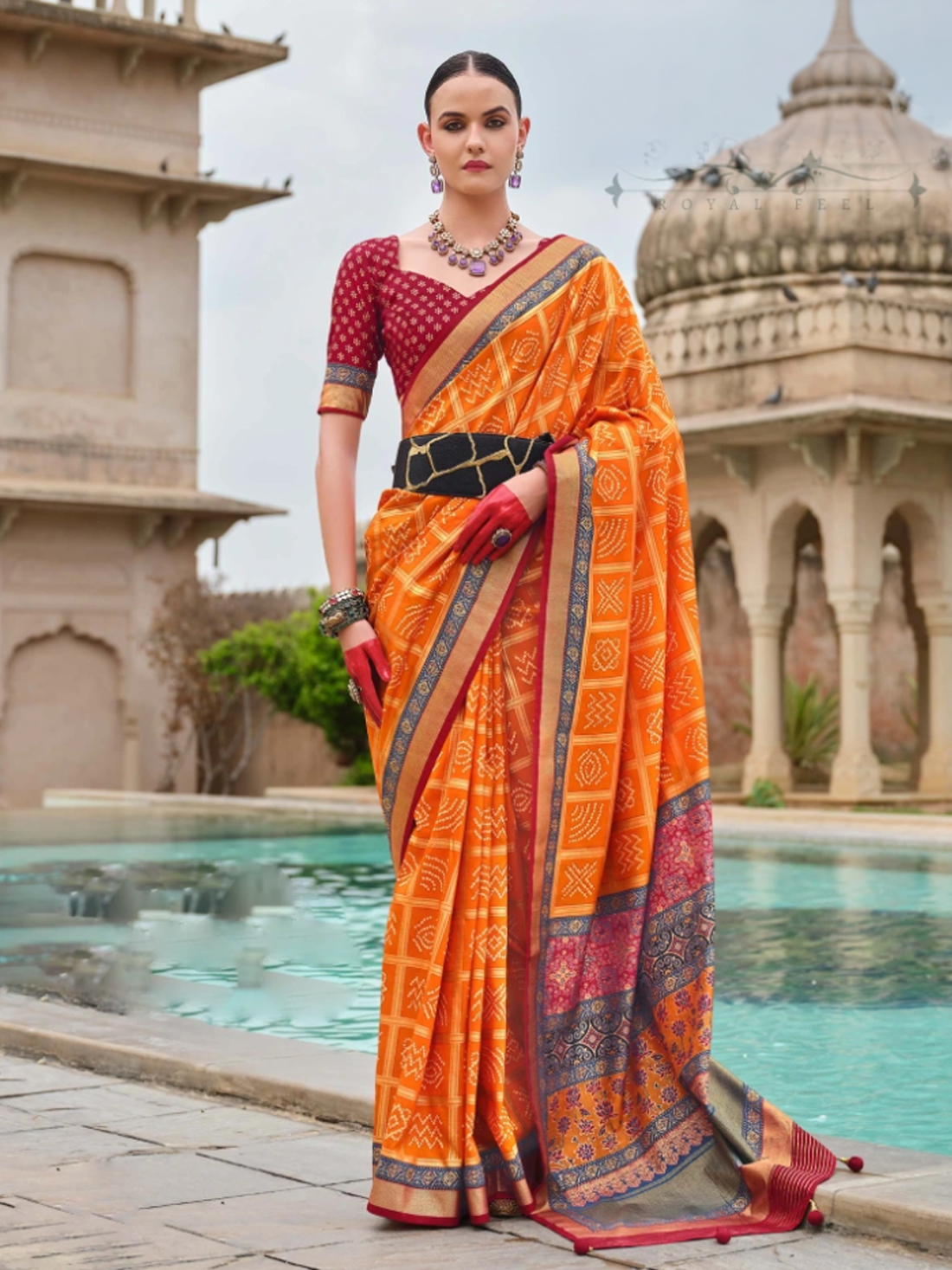 Aradhya Silk Printed Saree
