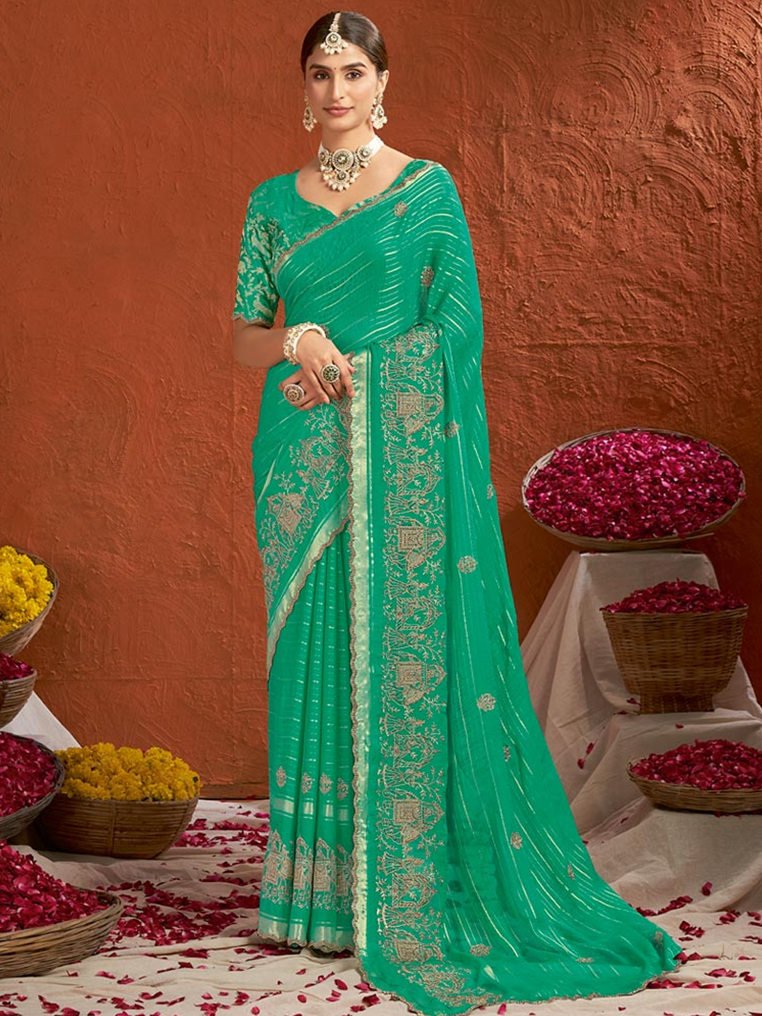 Sarika Chiffon Saree