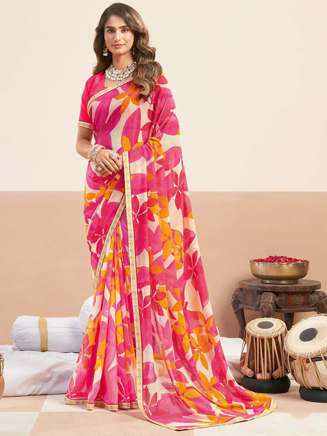 Charvi Georgette Printed Saree