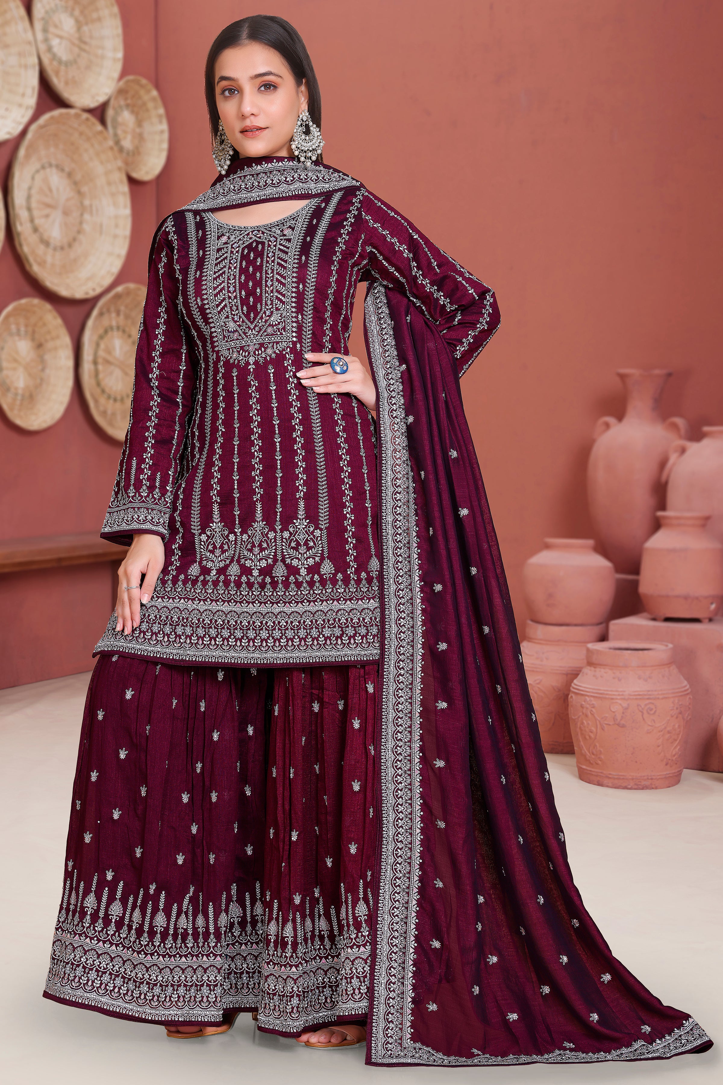 Kanika Sharara Suit - Roop Darshan