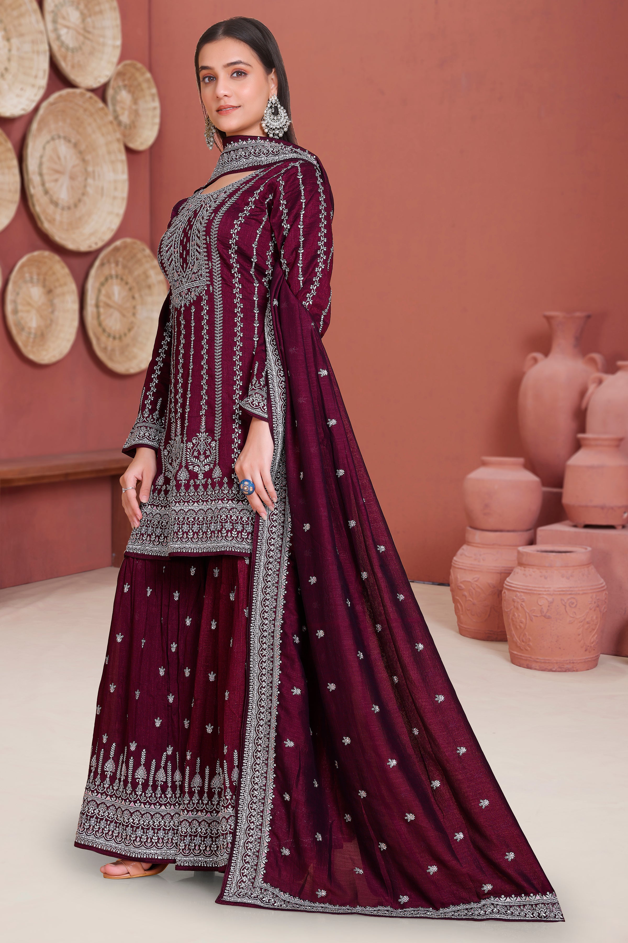 Kanika Sharara Suit - Roop Darshan