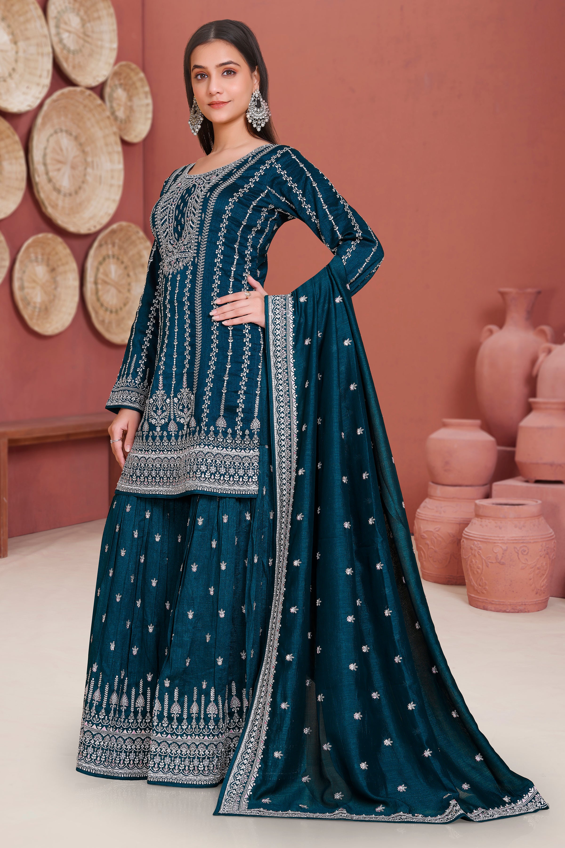 Kanika Sharara Suit - Roop Darshan