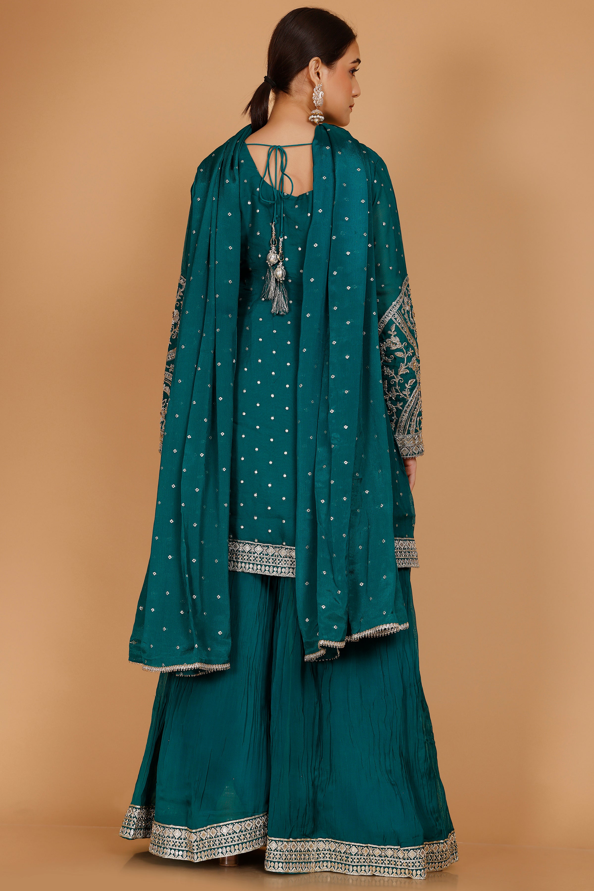 Tiyana Palazoo Suit - Roop Darshan