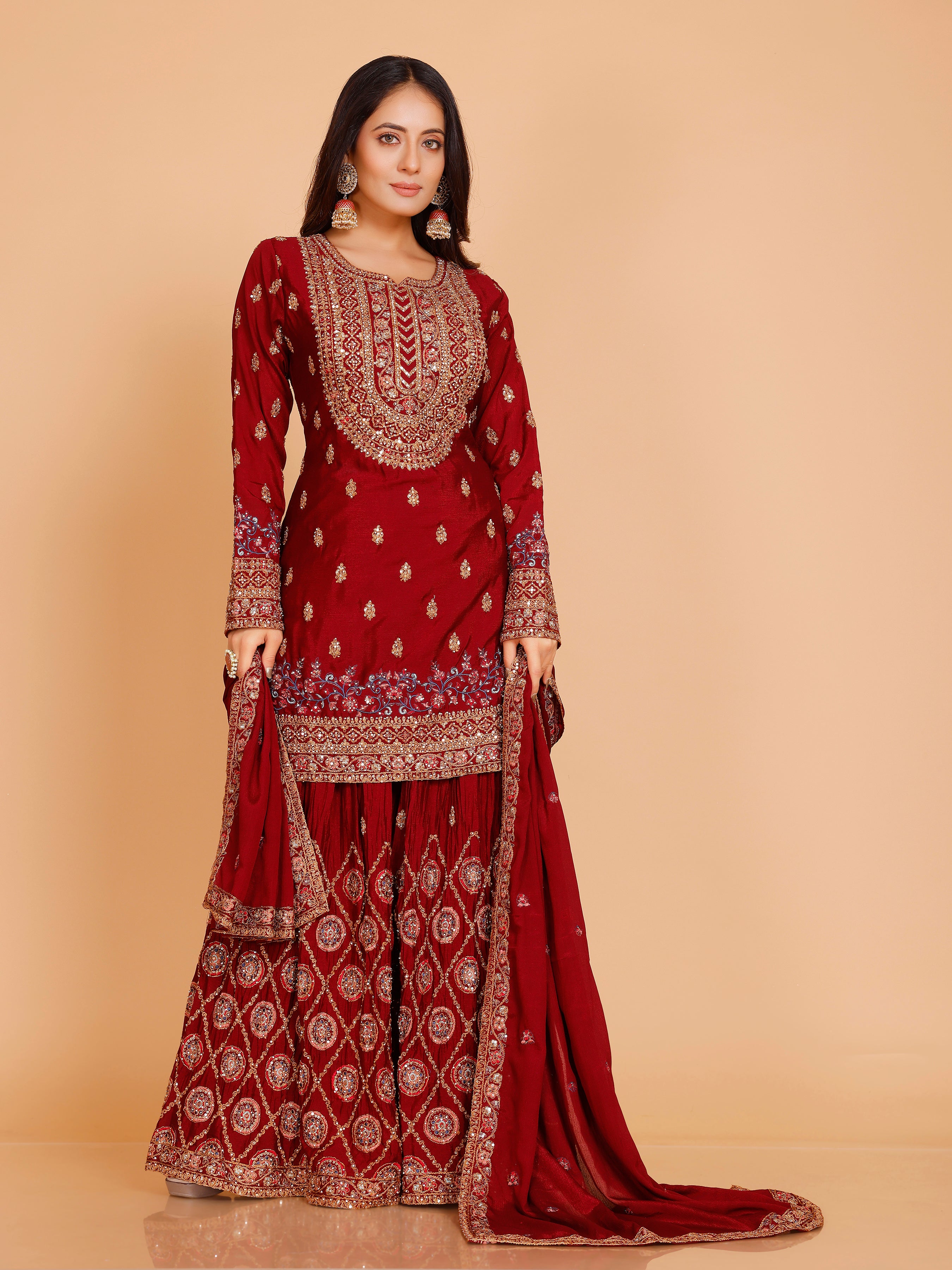 Divya Palazzo Suit