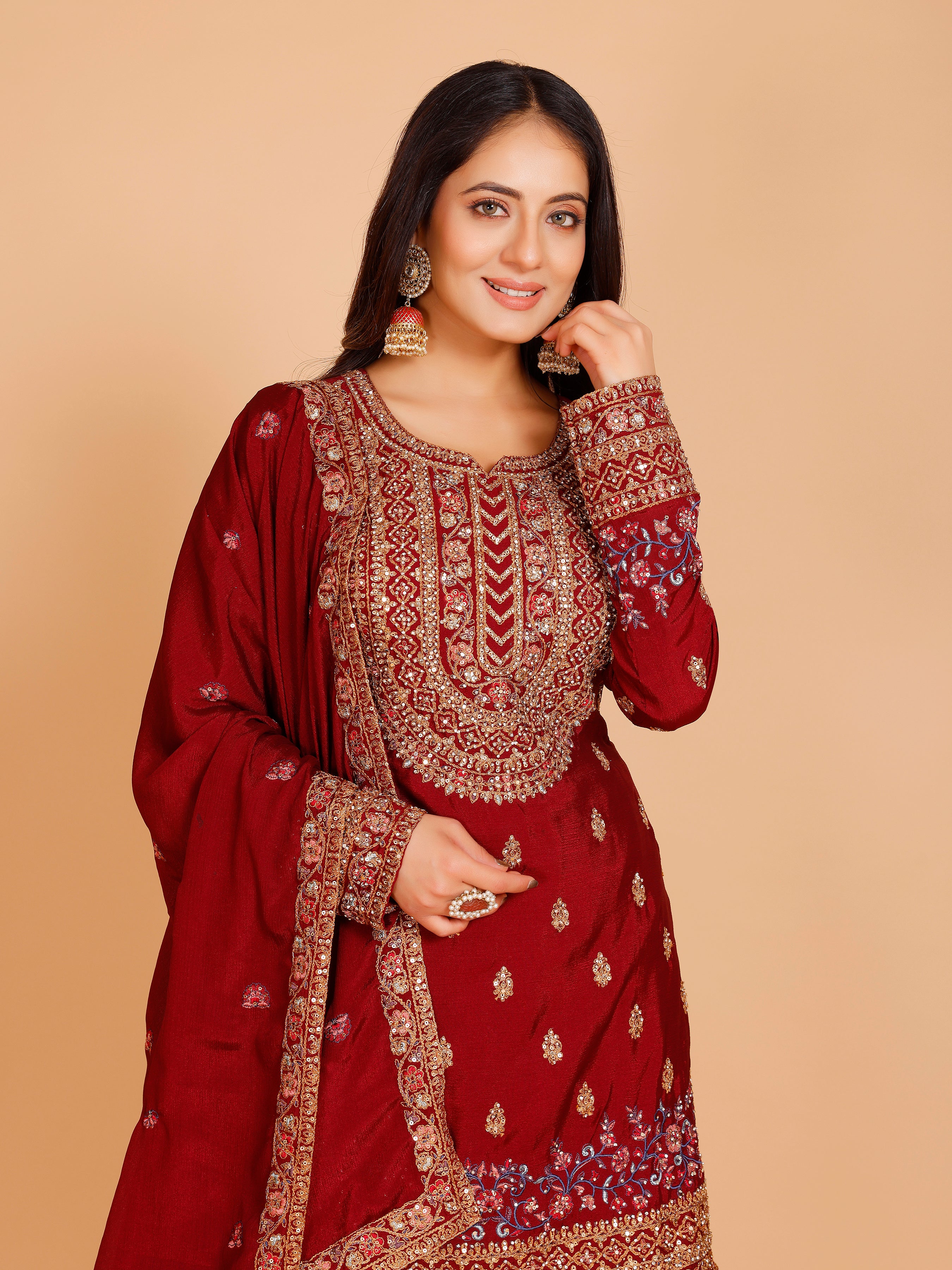 Divya Palazzo Suit