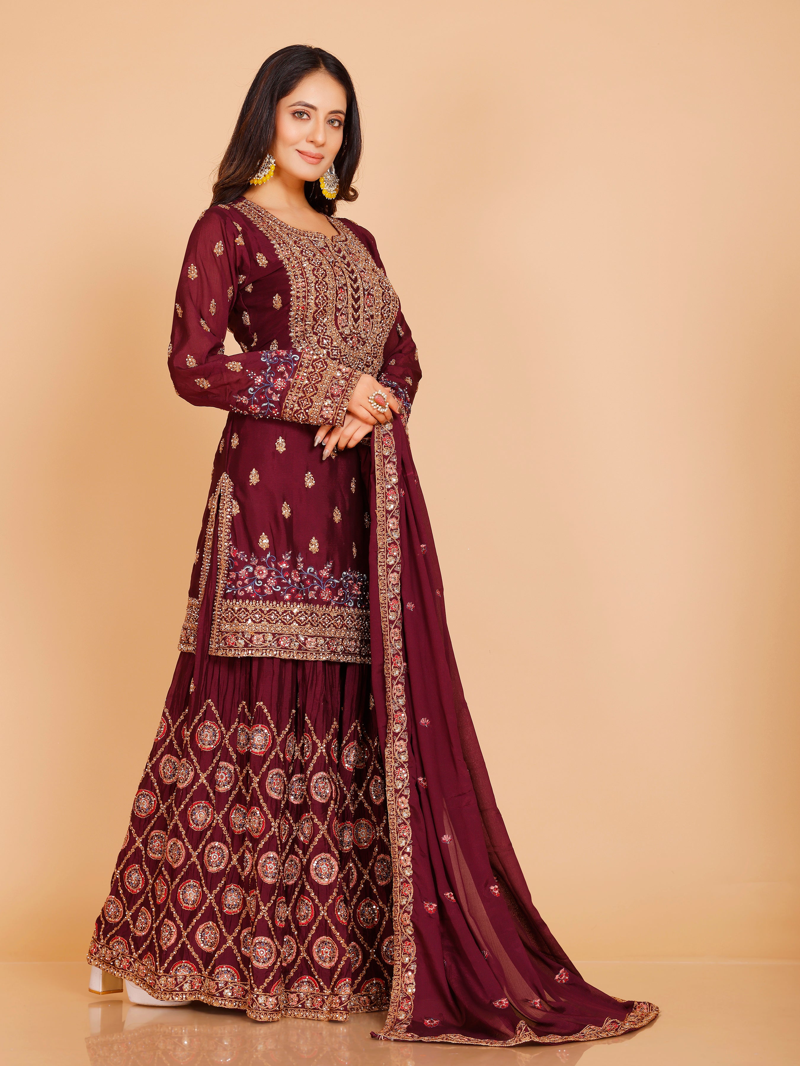 Divya Palazzo Suit