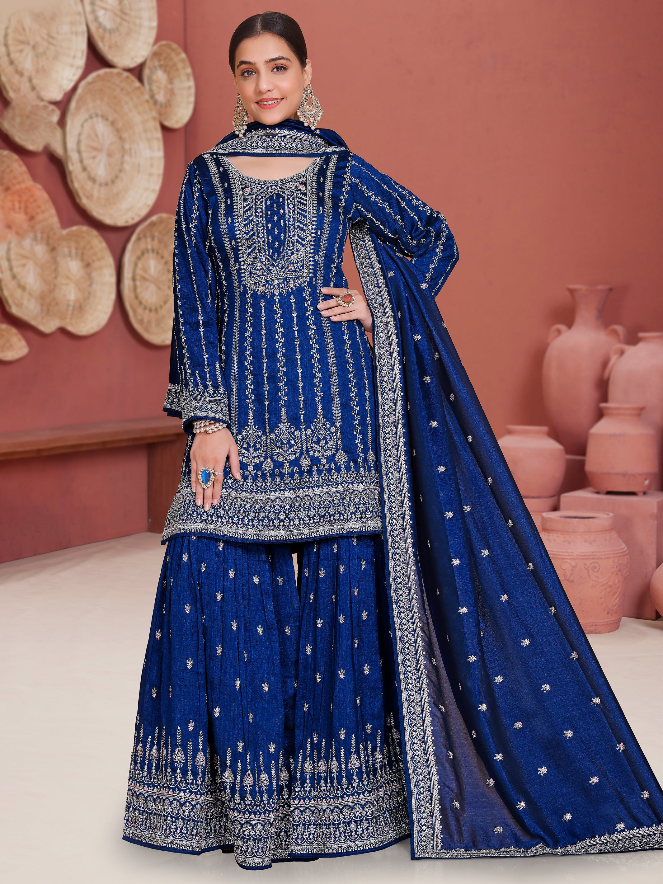 Kanika Sharara Suit - Roop Darshan