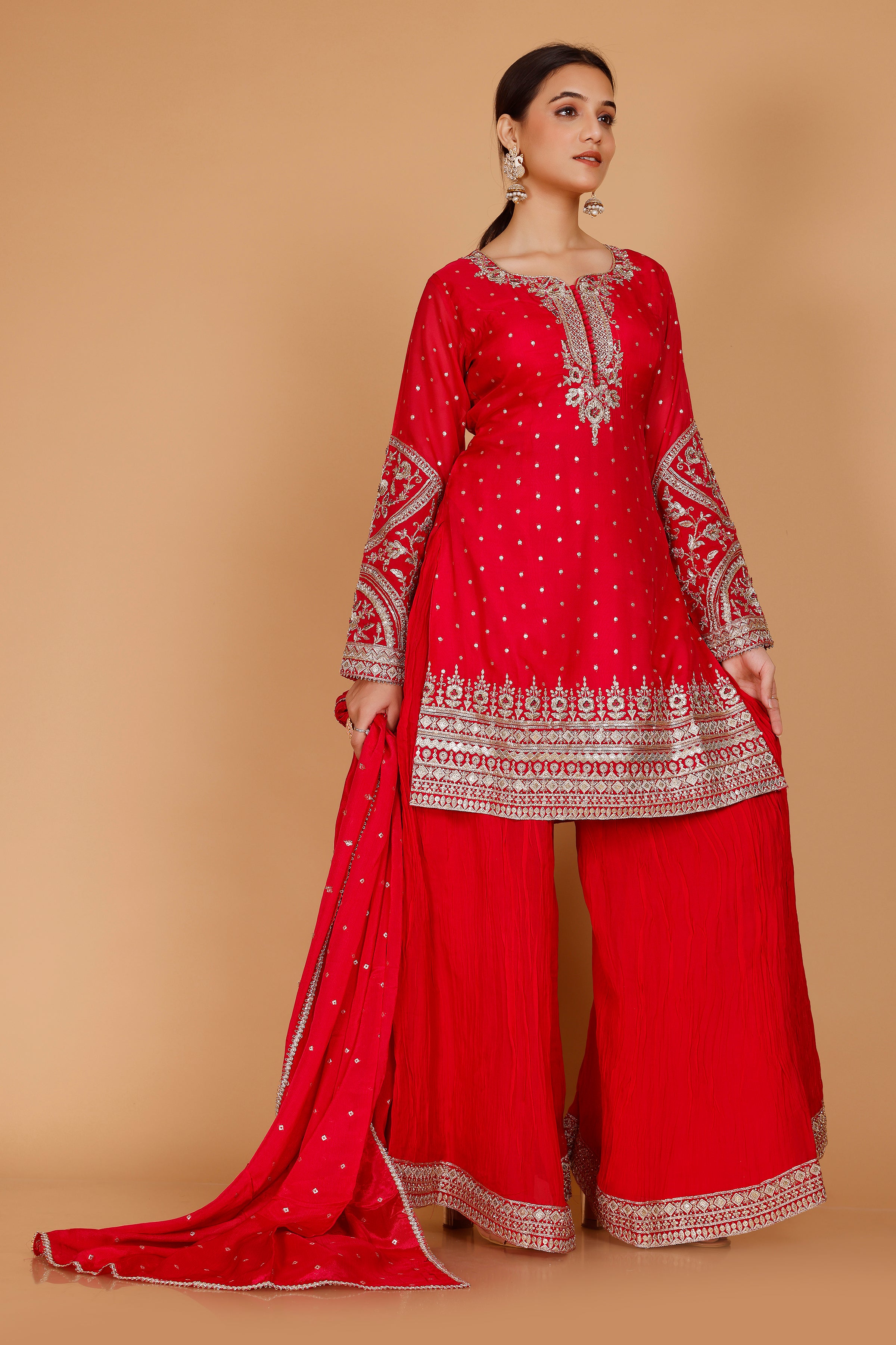 Tiyana Palazoo Suit - Roop Darshan
