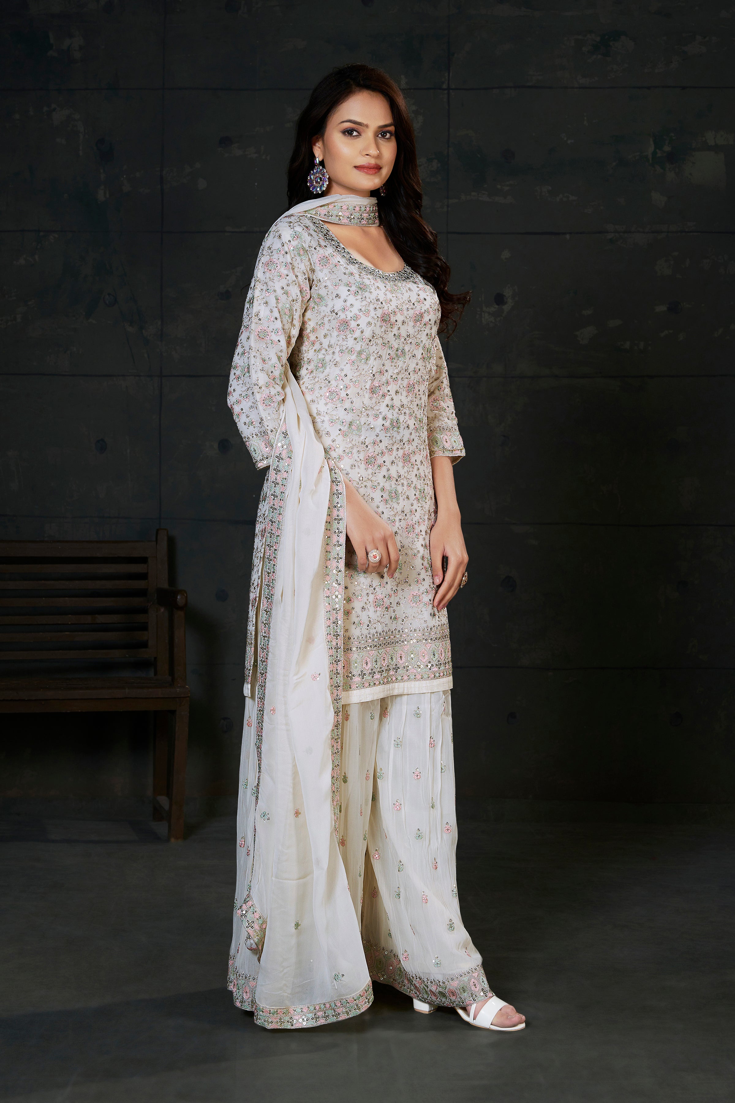 Wabisa Palazzo Suit - Roop Darshan