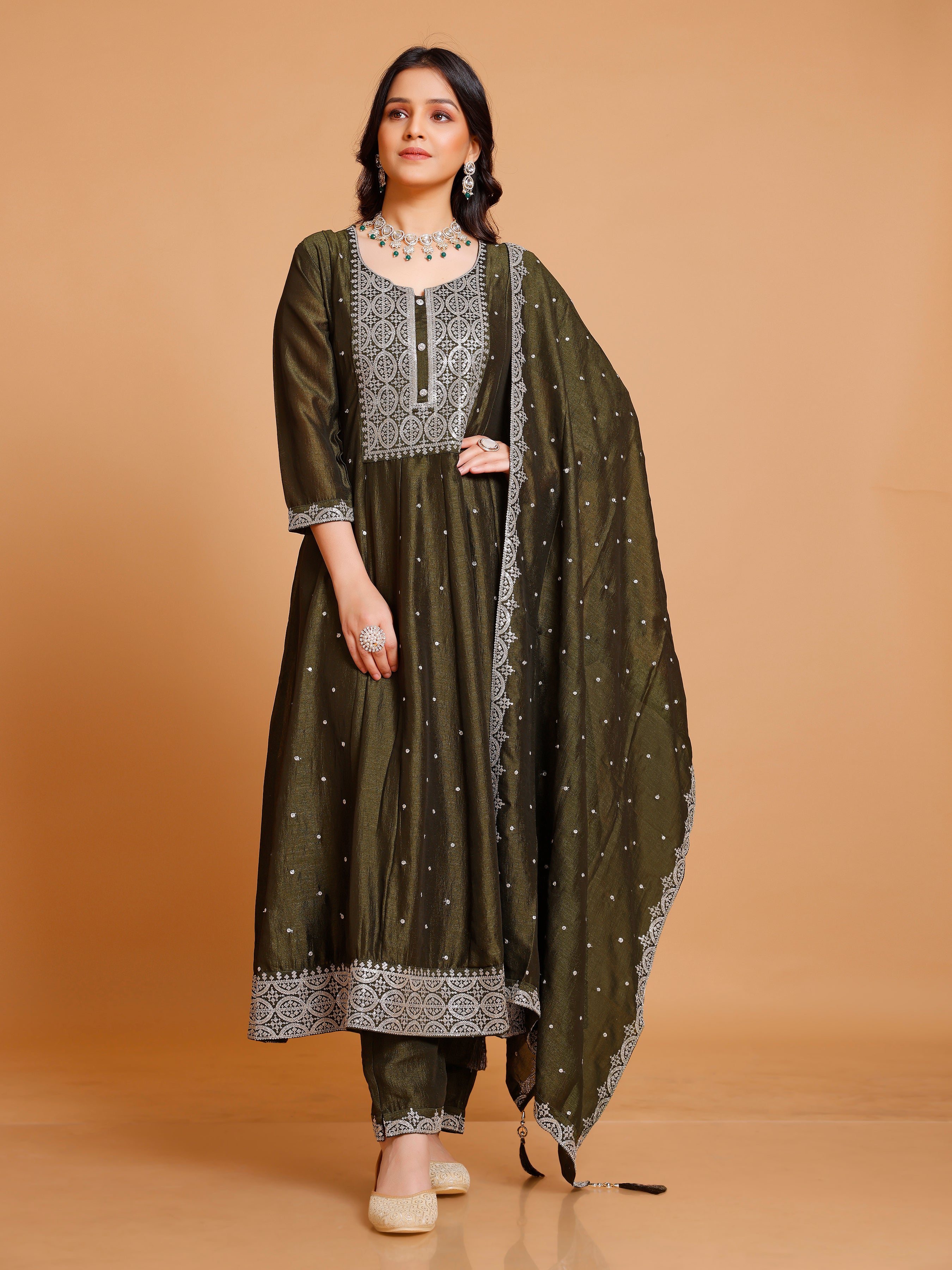 Jiya Flair Kamiz & Pant - Roop Darshan