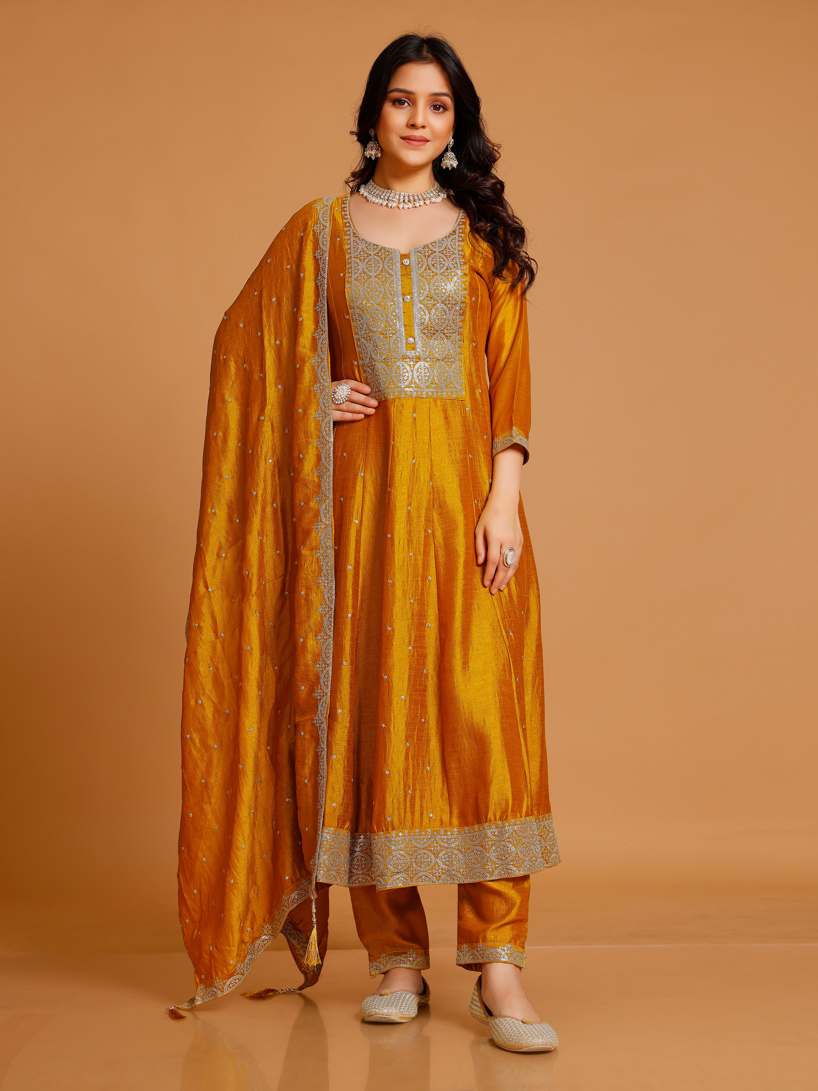 Jiya Flair Kamiz & Pant - Roop Darshan
