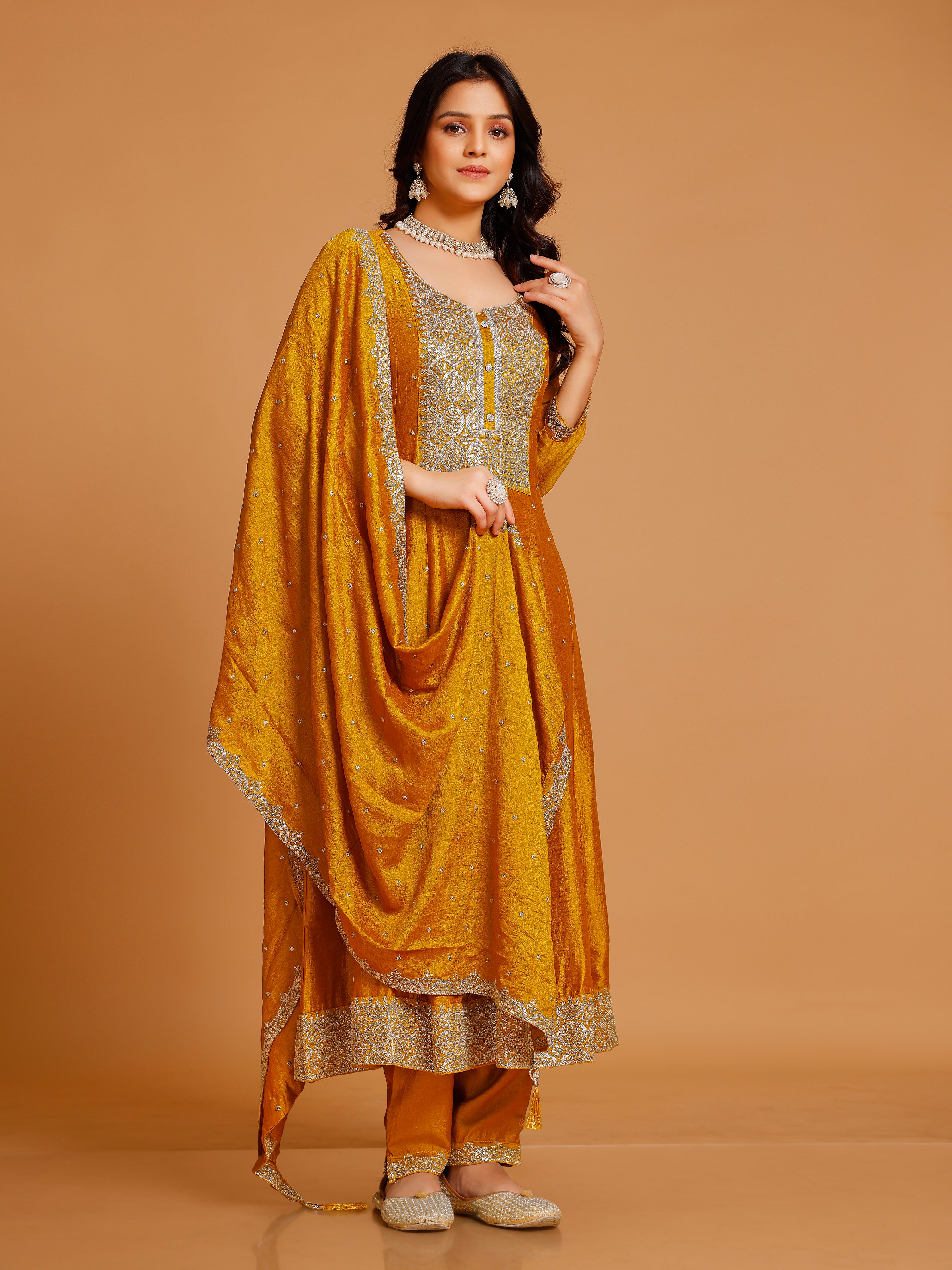Jiya Flair Kamiz & Pant - Roop Darshan