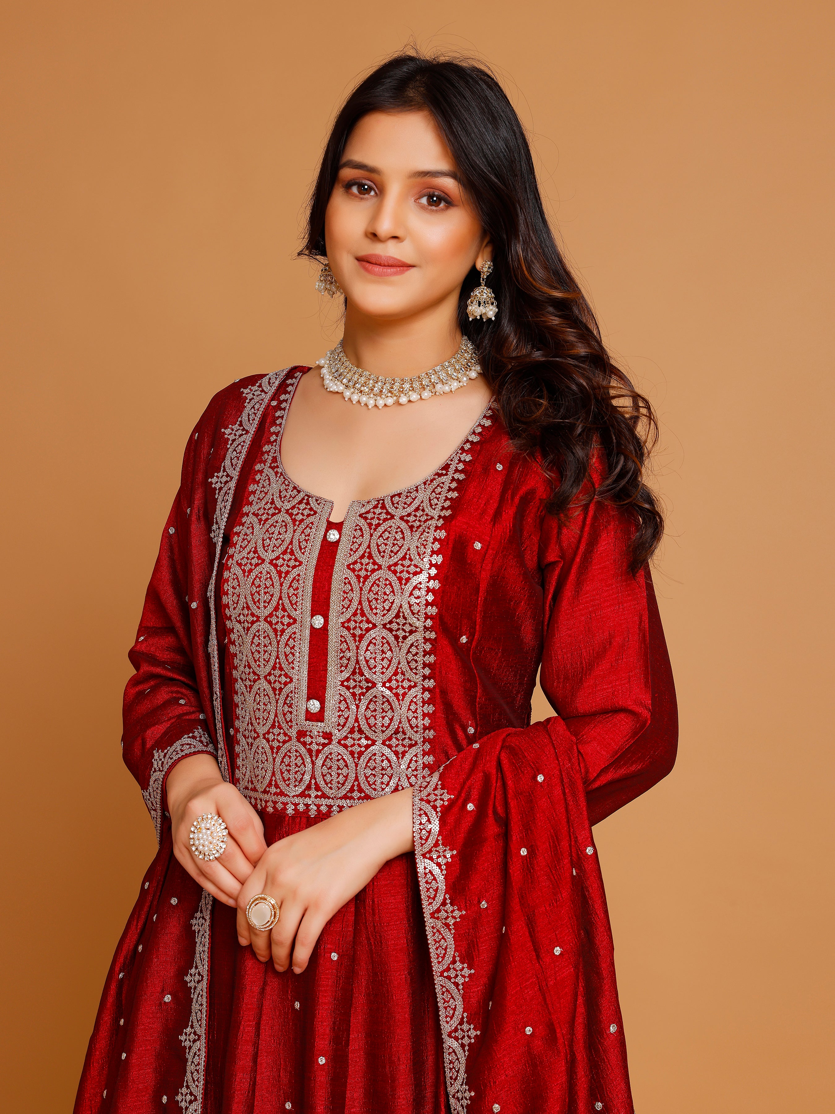 Jiya Flair Kamiz & Pant - Roop Darshan