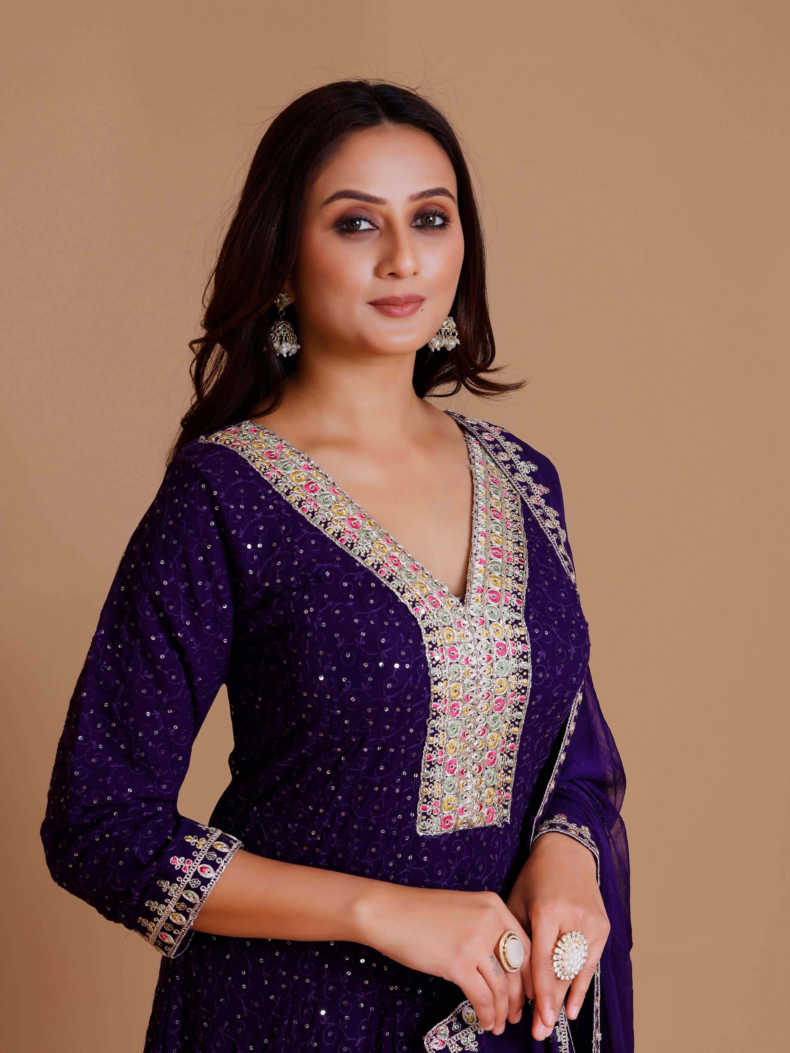 Jemika Flair Kamiz & Pant - Roop Darshan
