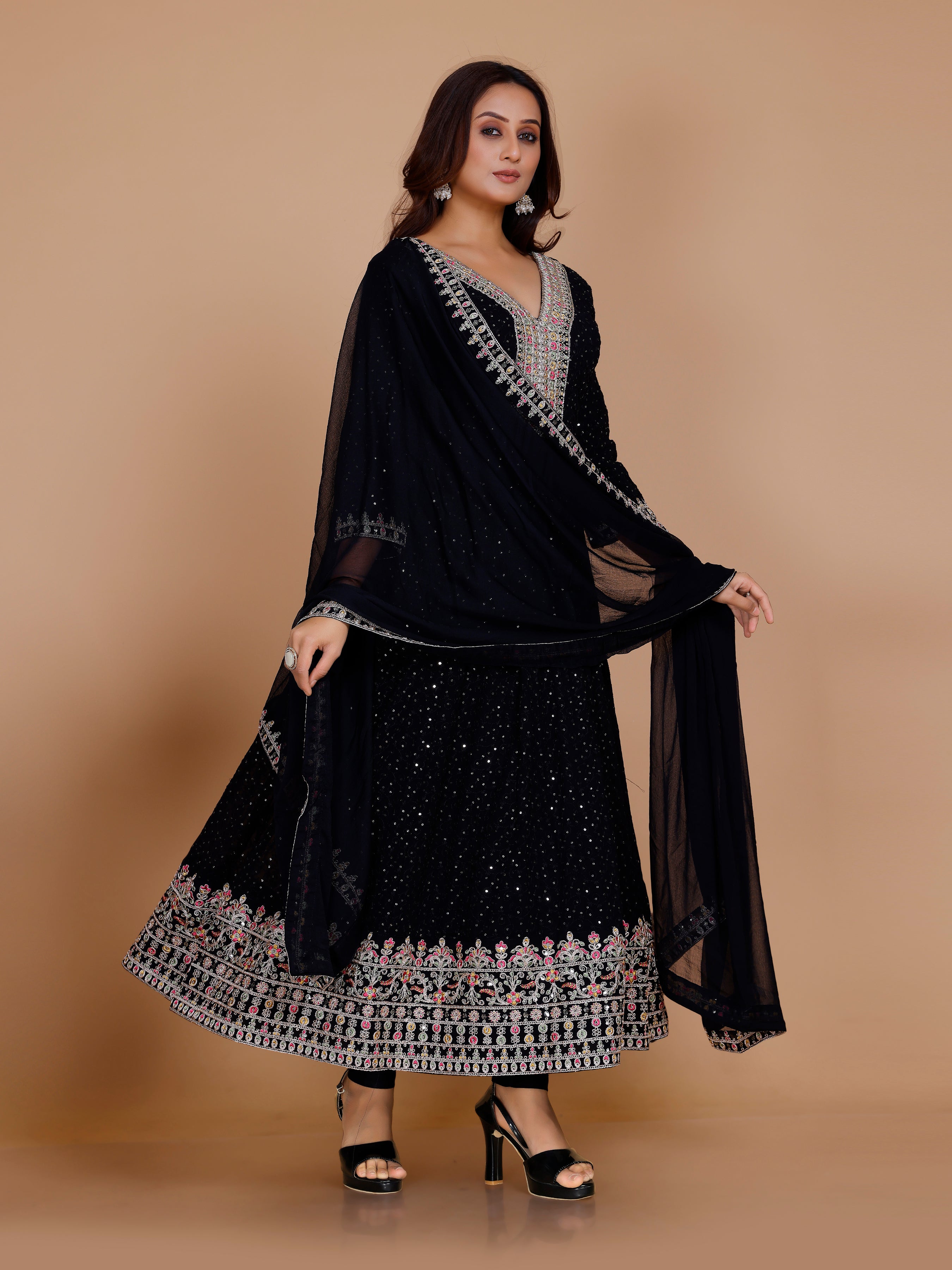 Jemika Flair Kamiz & Pant - Roop Darshan