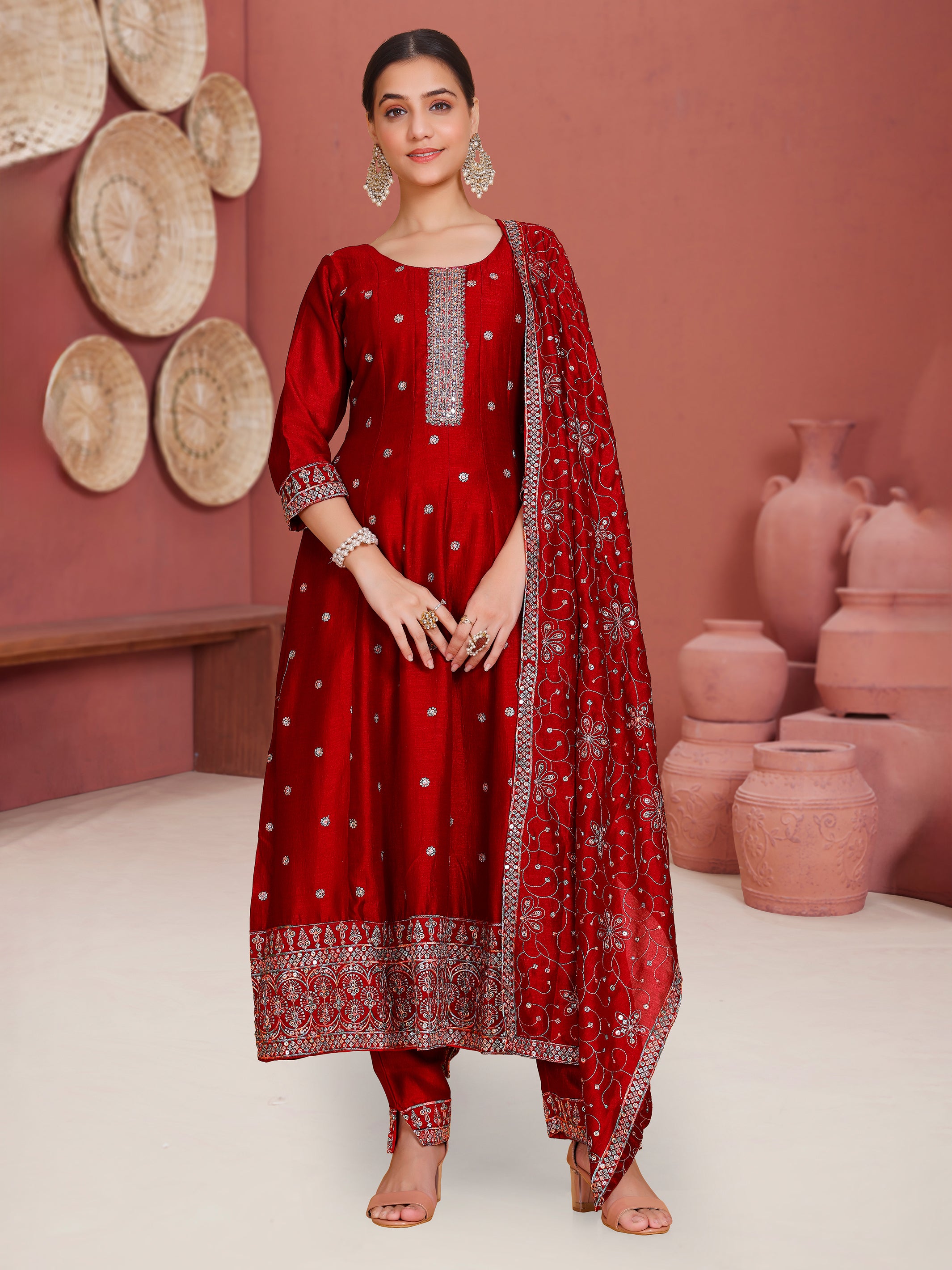 Pinal Flair Suit - Roop Darshan