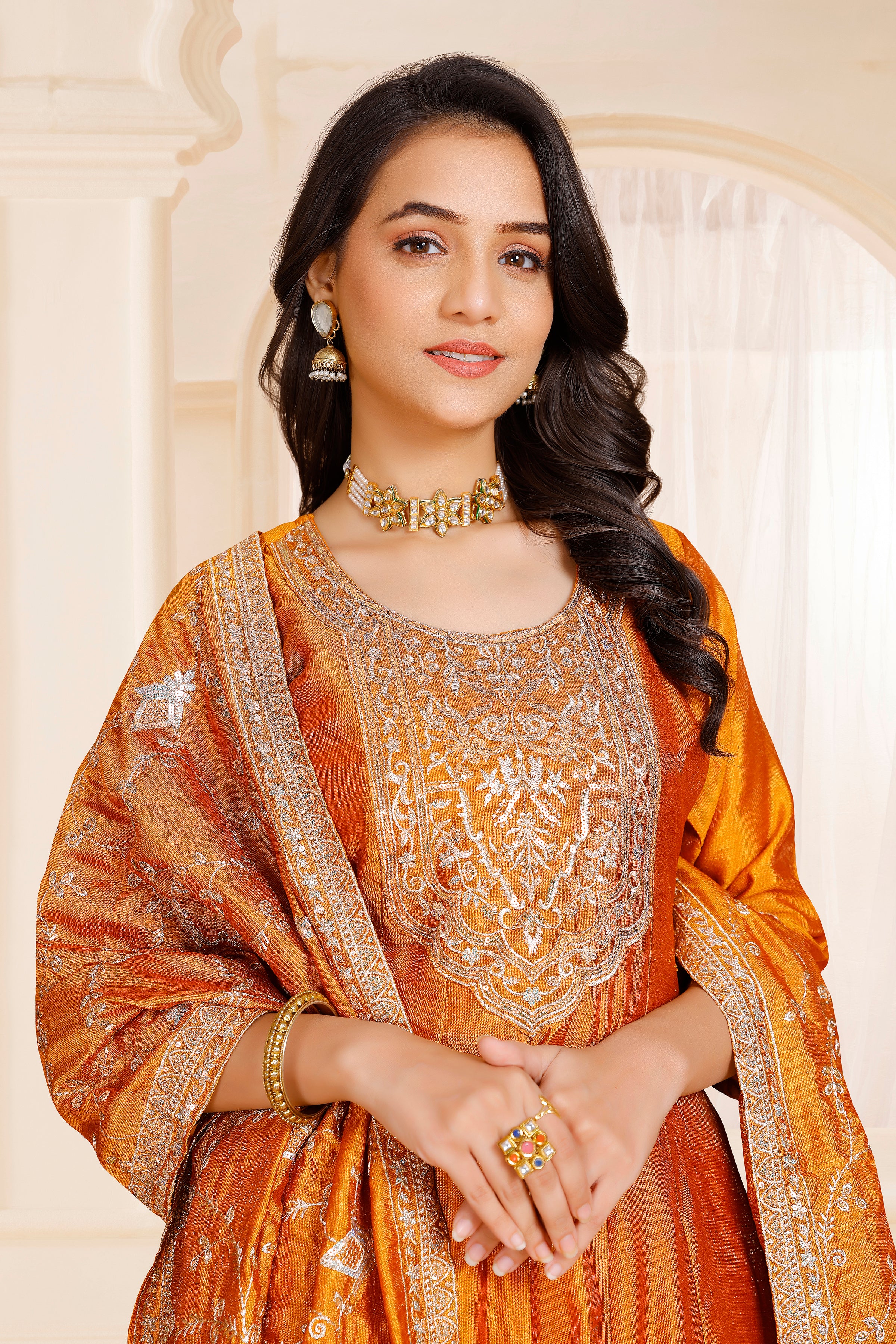 Hirva Flair Kamiz & Pant - Roop Darshan