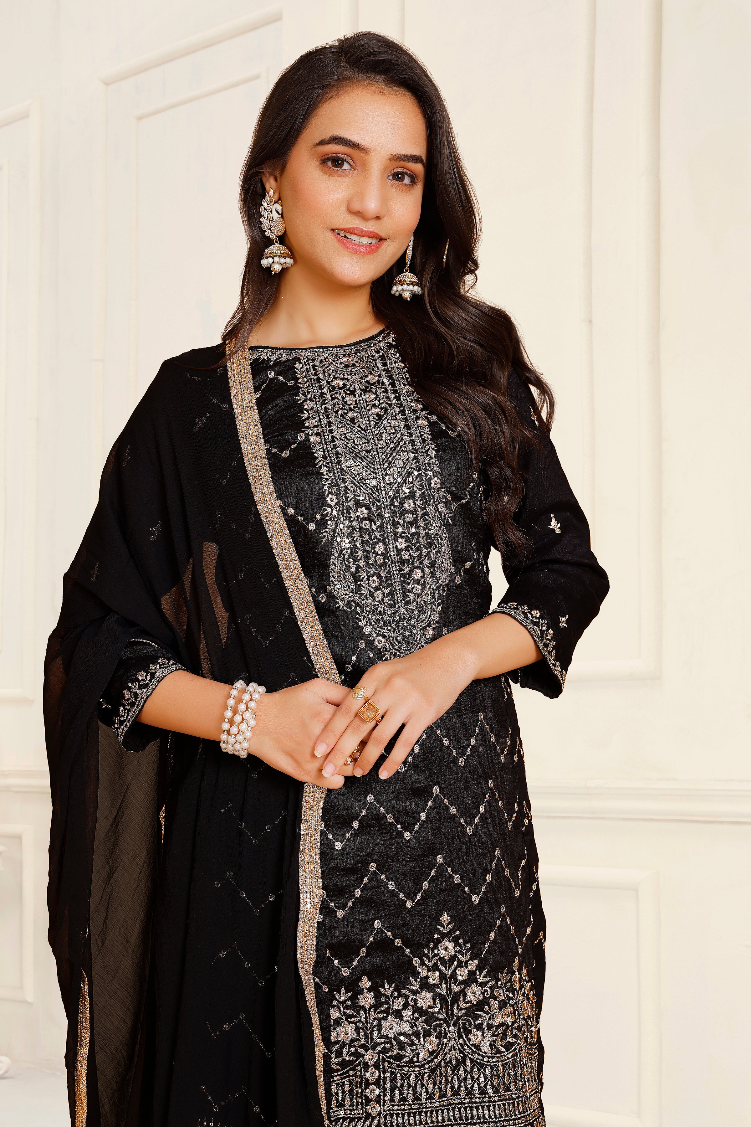 Krina Palazzo Suit - Roop Darshan