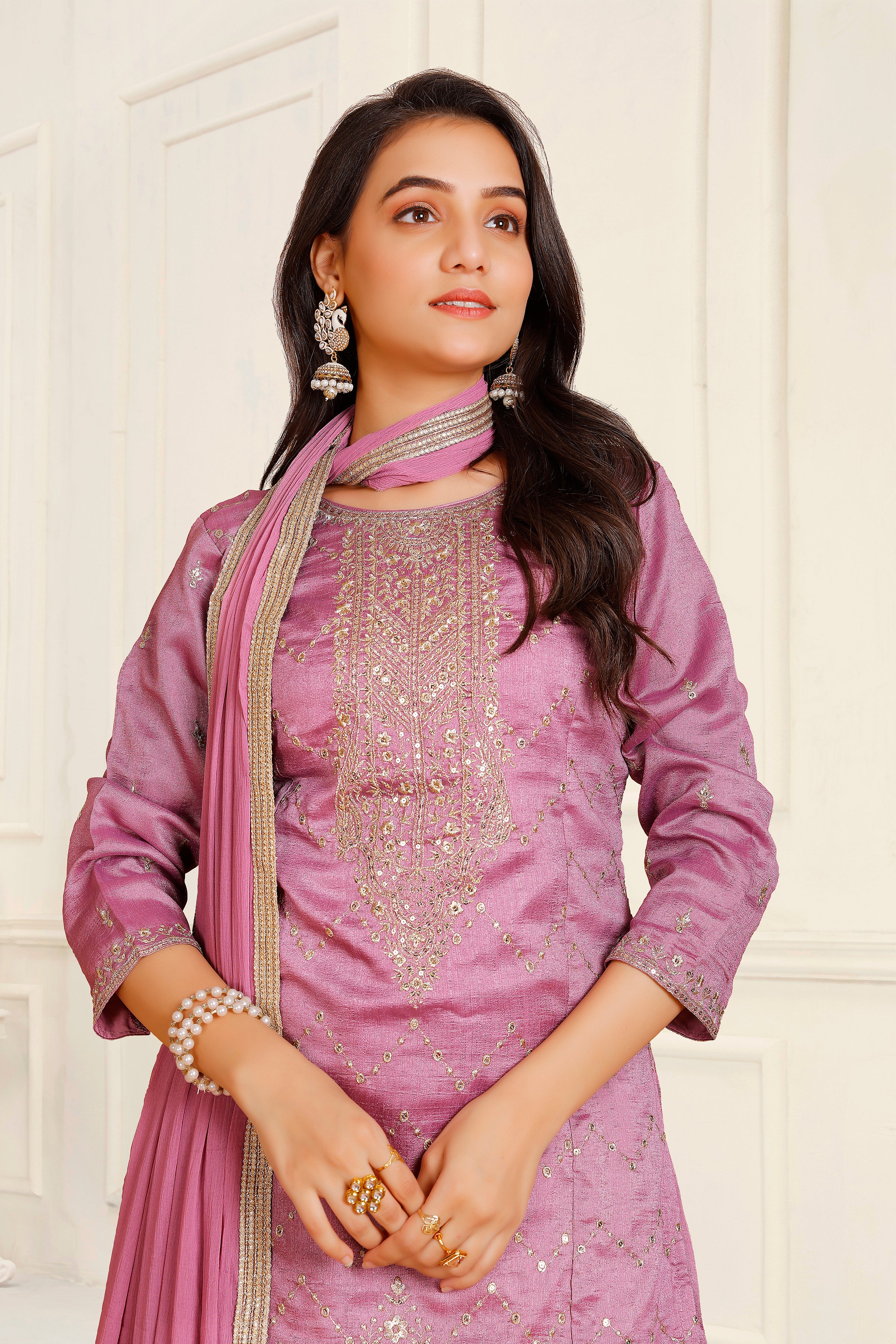 Krina Palazzo Suit - Roop Darshan
