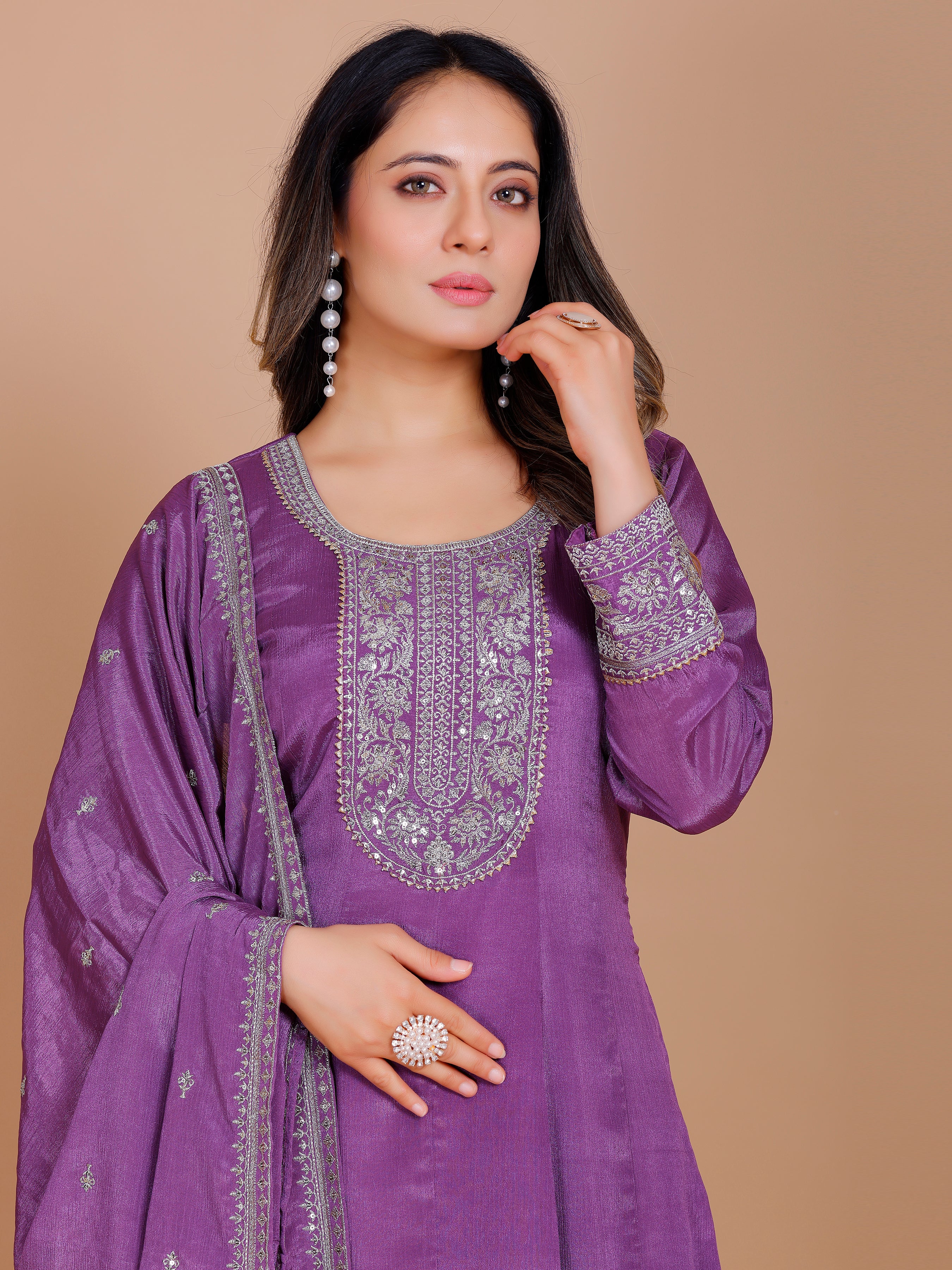 Arika Palazzo Suit - Roop Darshan