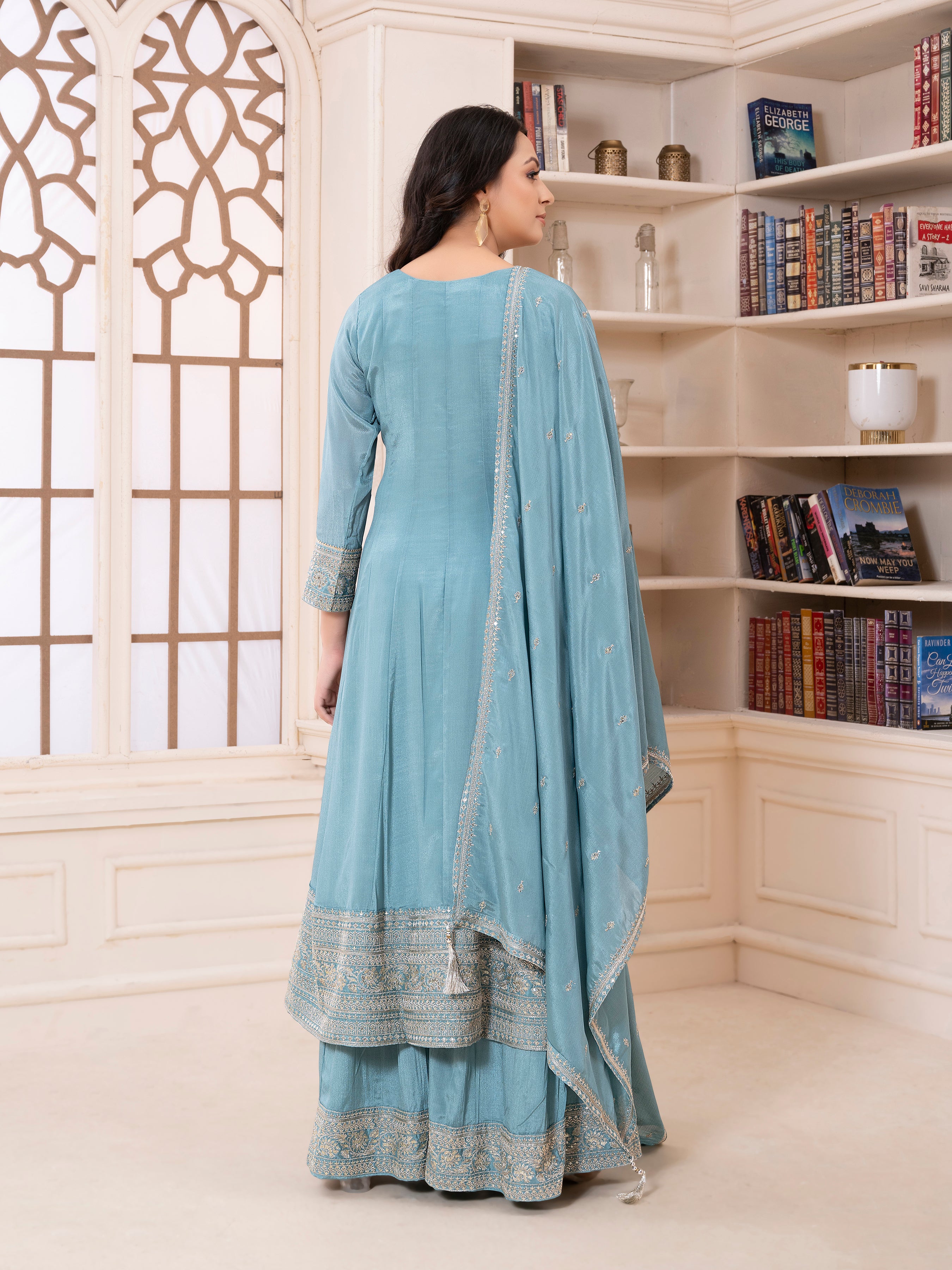 Arika Palazzo Suit - Roop Darshan