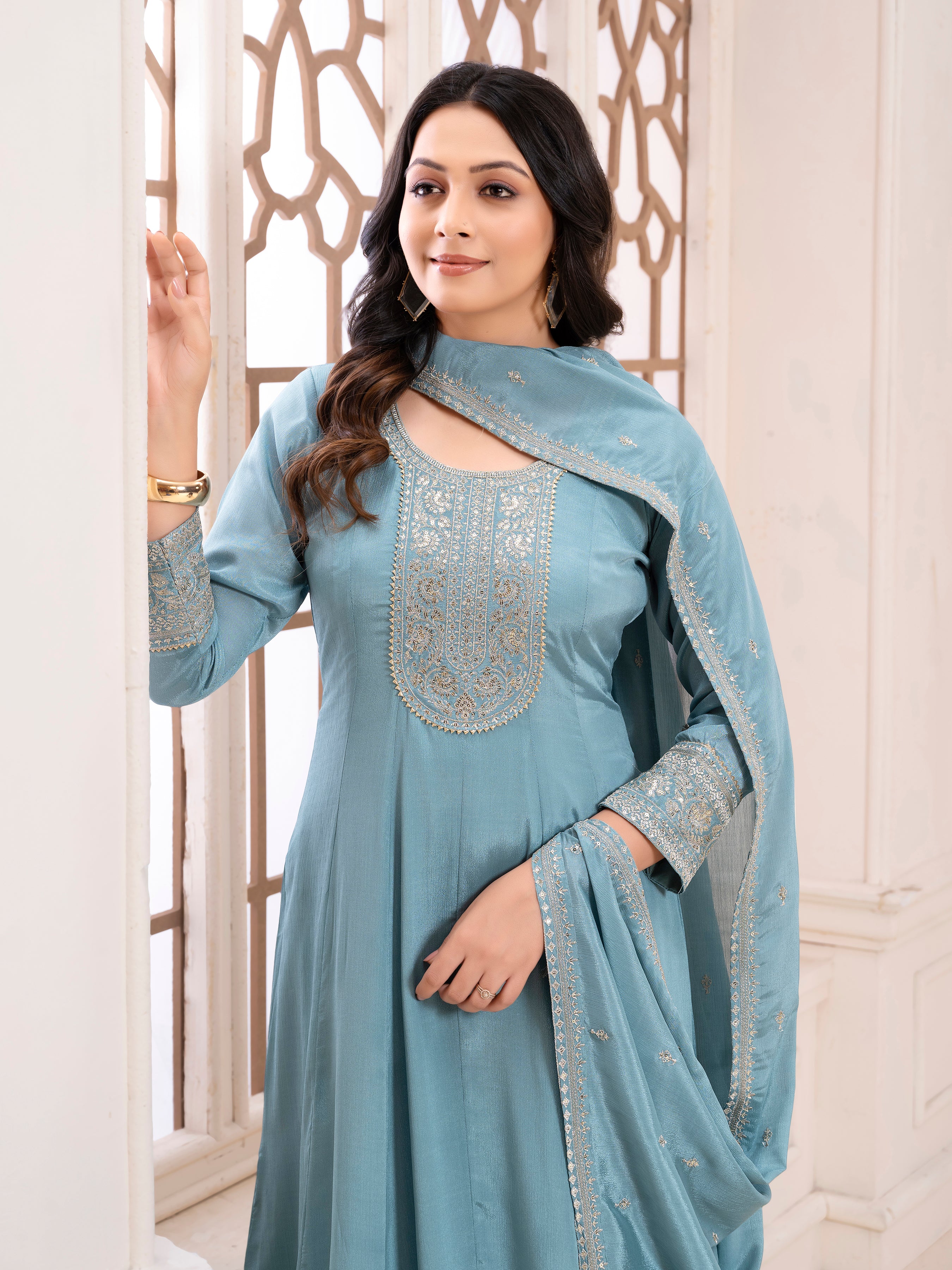 Arika Palazzo Suit - Roop Darshan