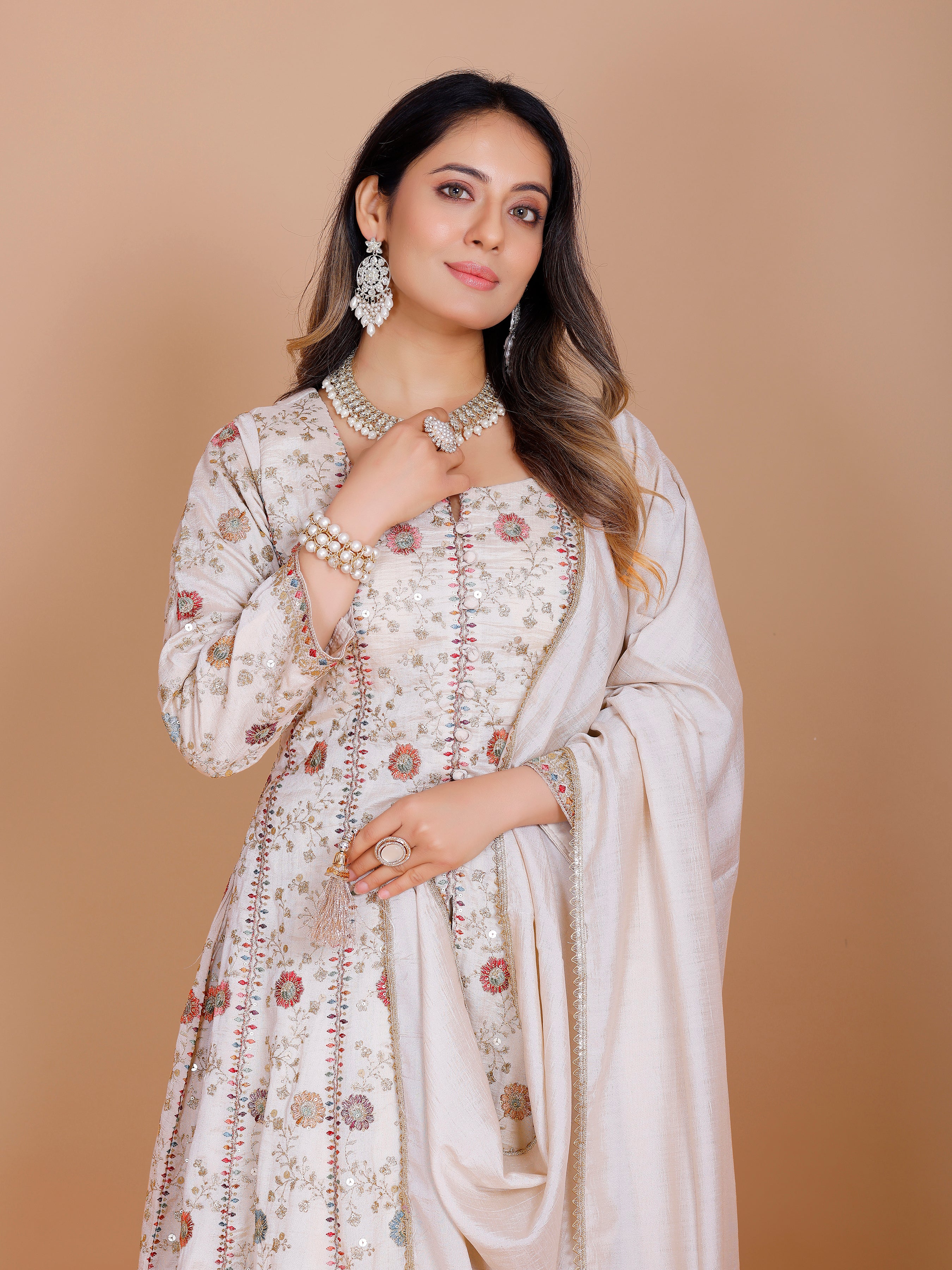 Kareena Palazzo Suit - Roop Darshan