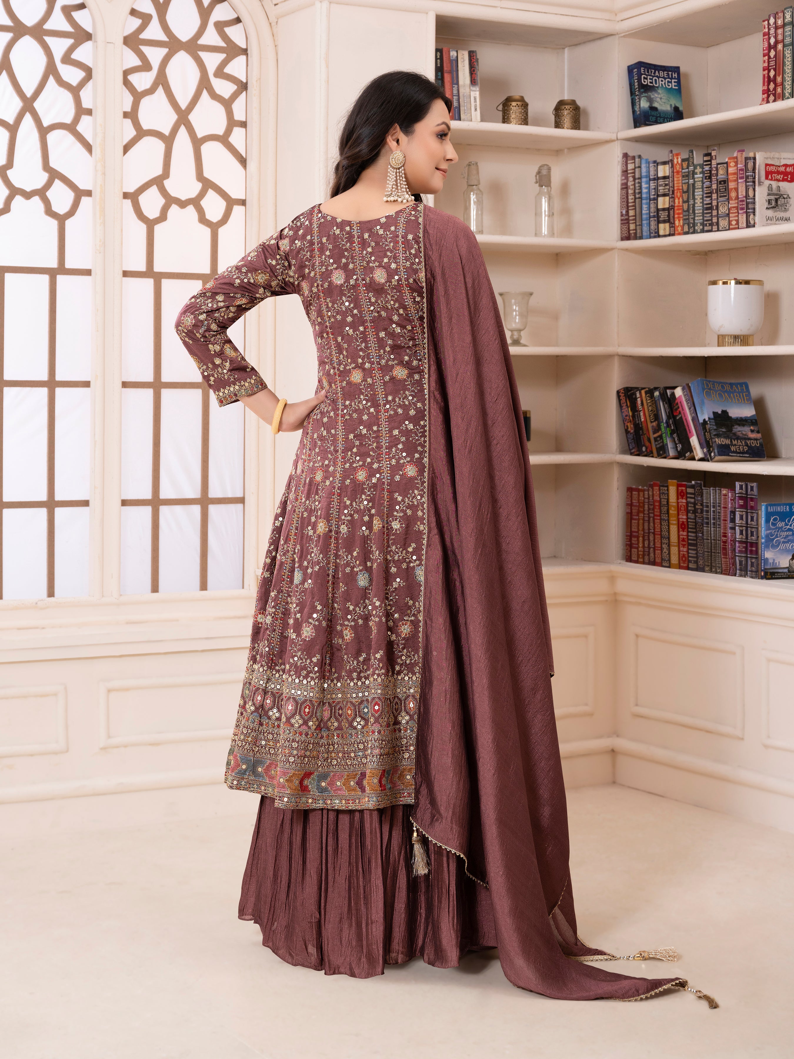 Kareena Palazzo Suit - Roop Darshan