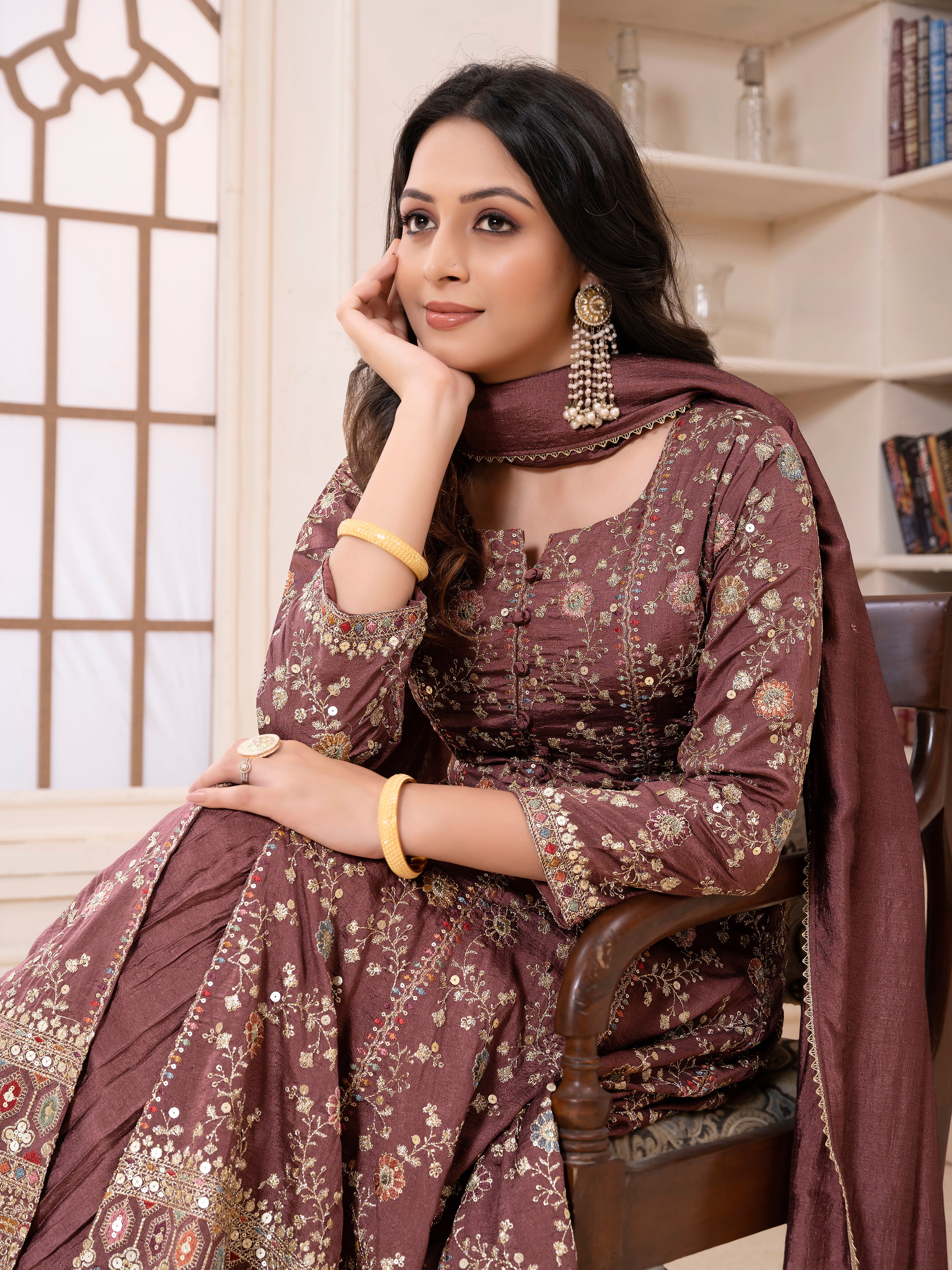 Kareena Palazzo Suit - Roop Darshan