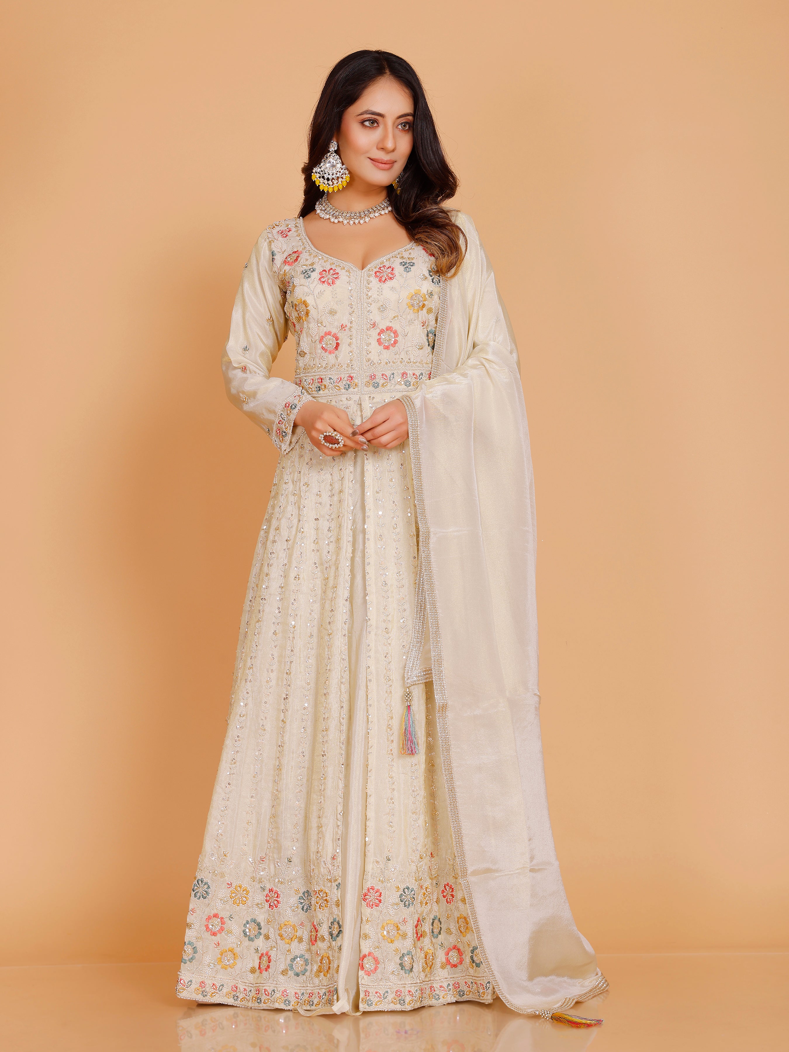 Aliya Long Top Lahenga - Roop Darshan