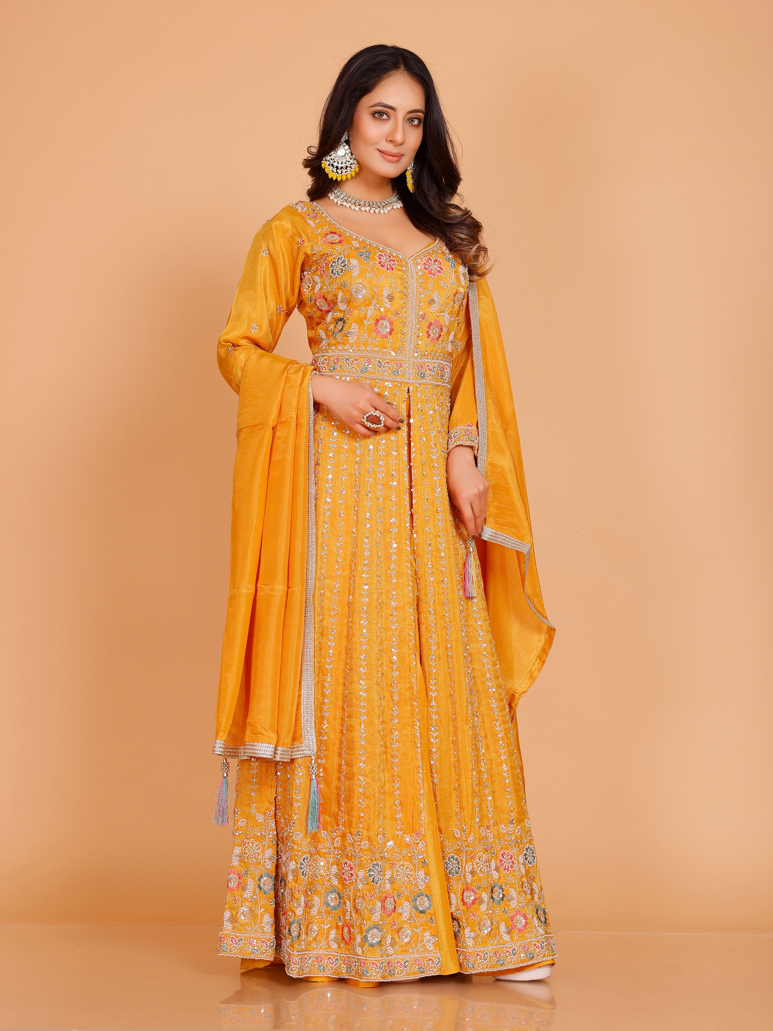 Aliya Long Top Lahenga - Roop Darshan