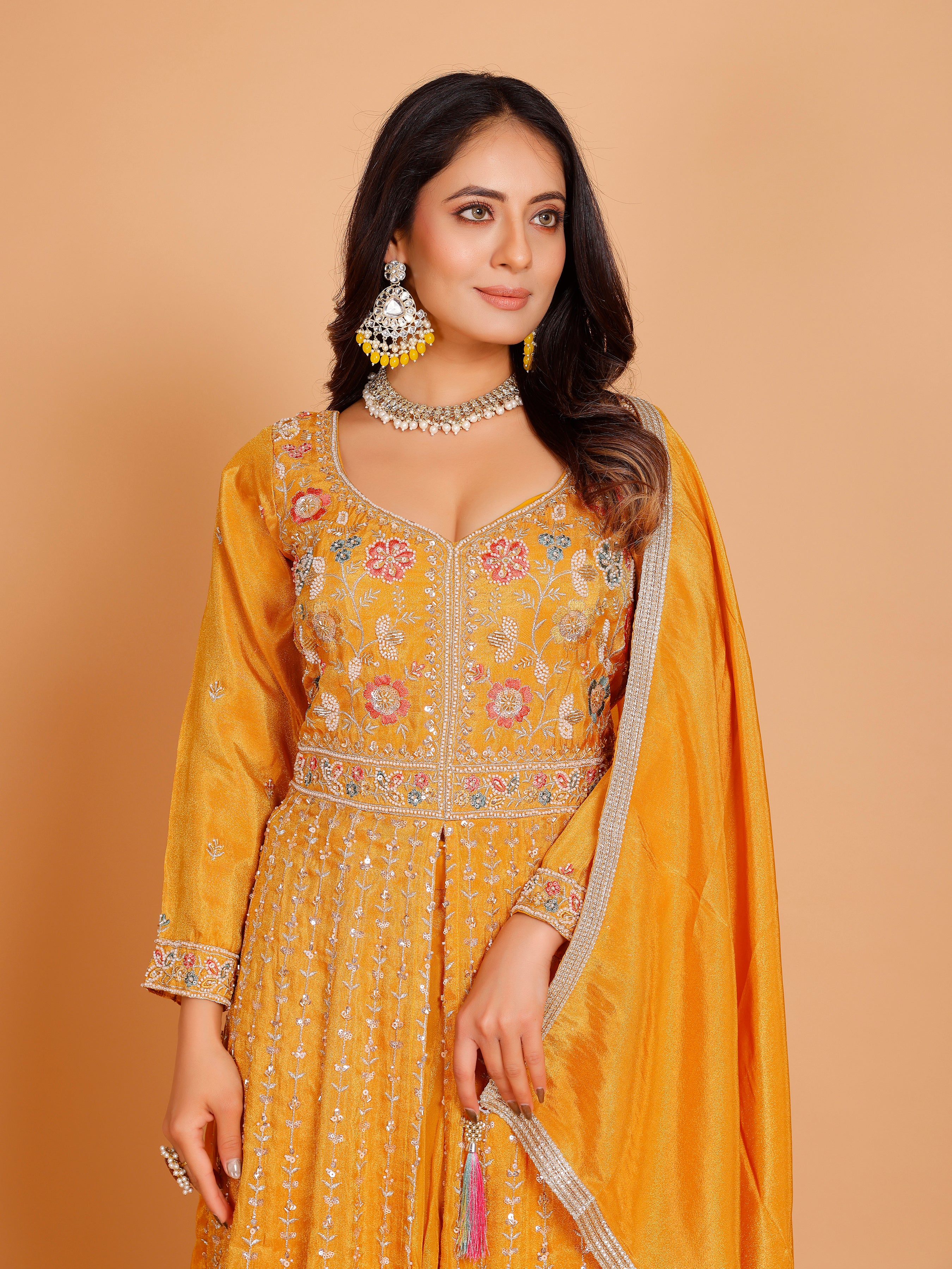 Aliya Long Top Lahenga - Roop Darshan
