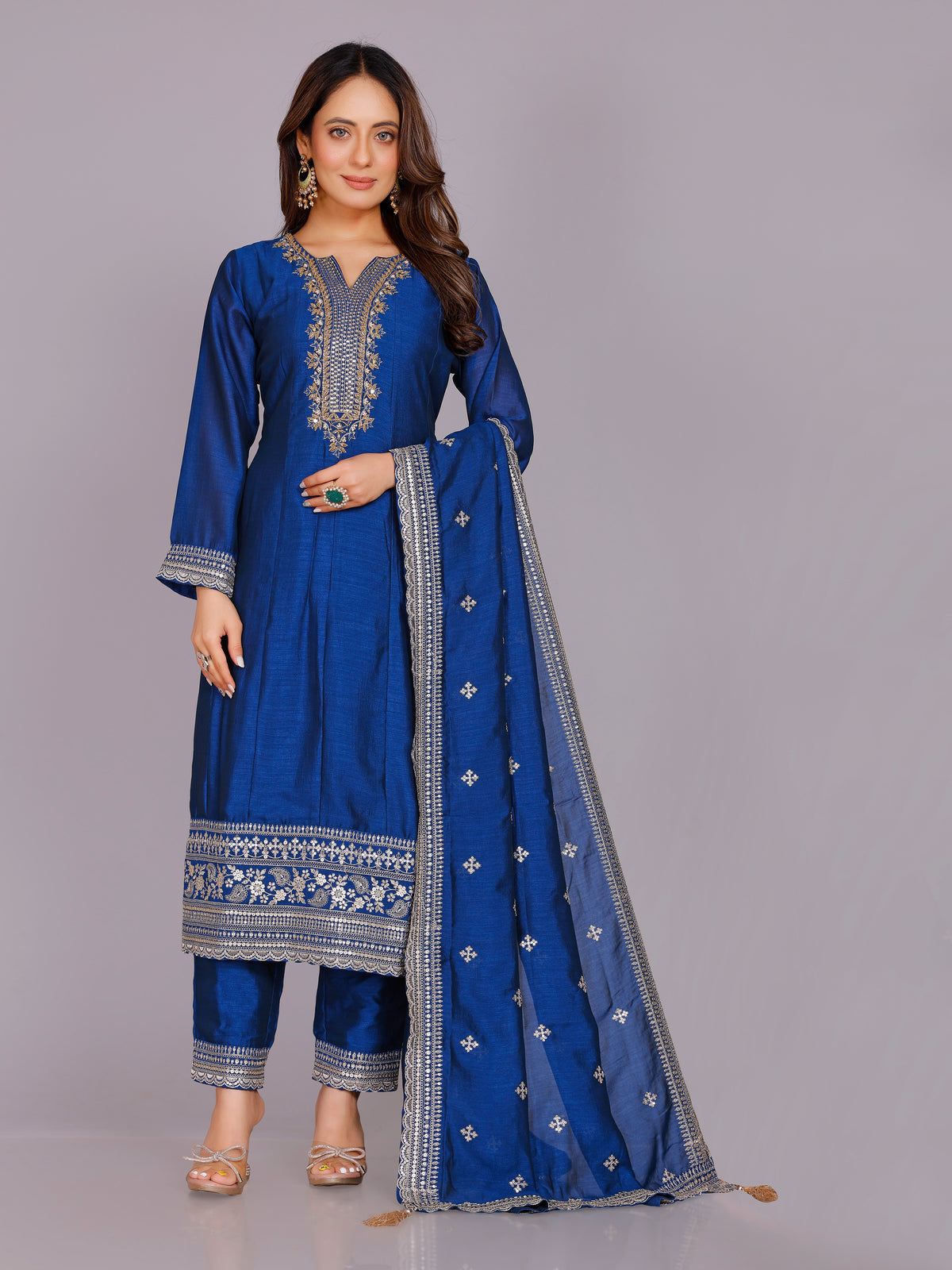 Mihika Silk Kamiz & Pant