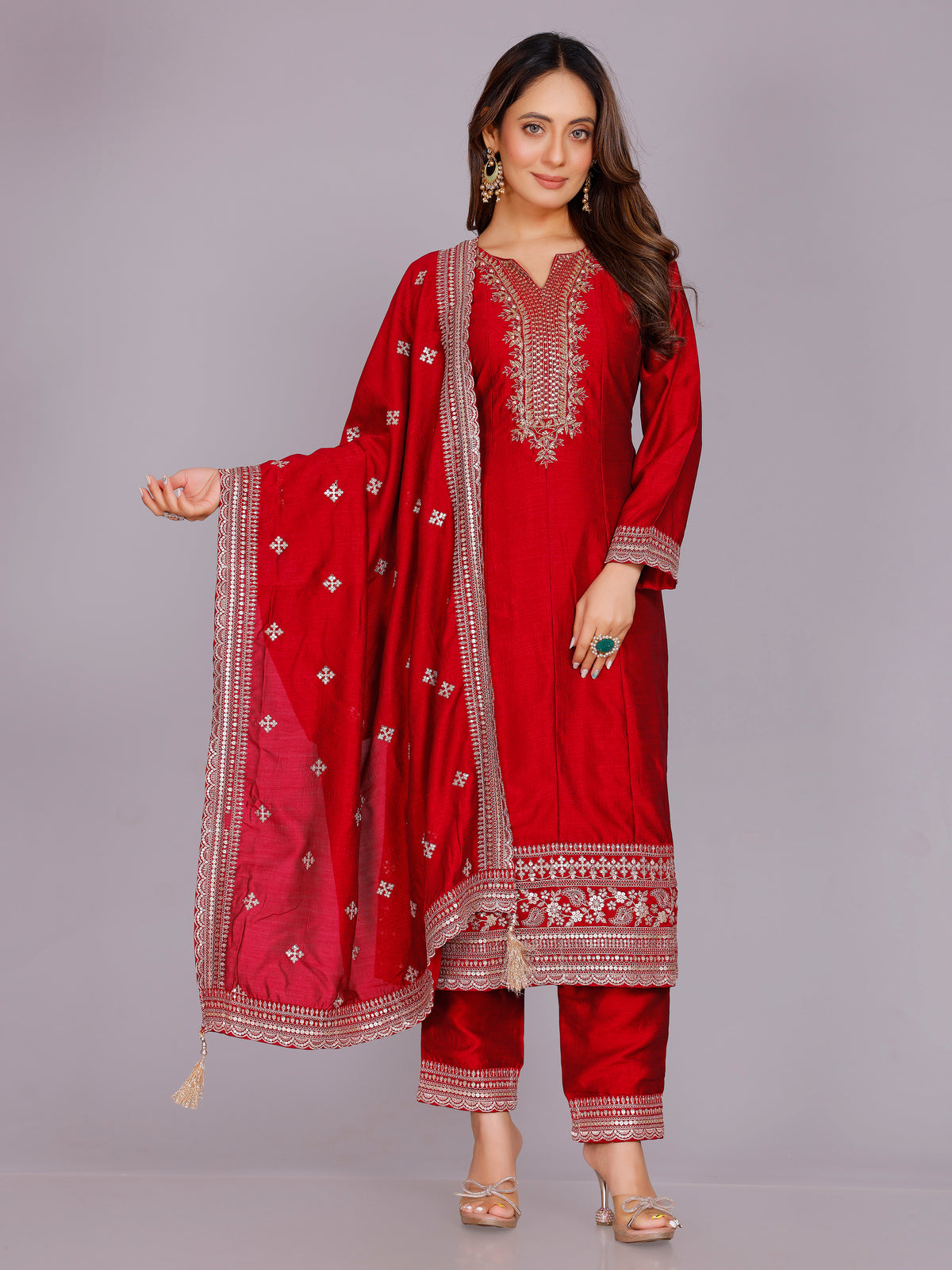 Mihika Silk Kamiz & Pant