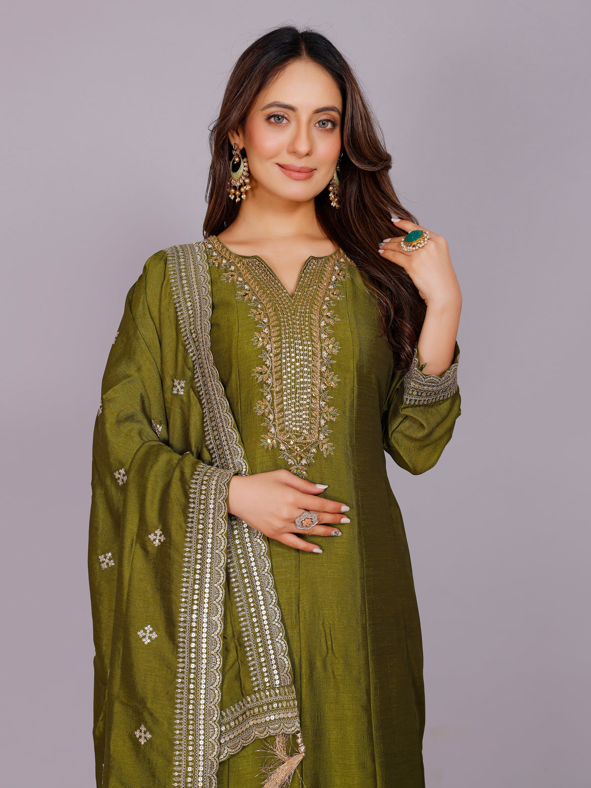 Mihika Silk Kamiz & Pant