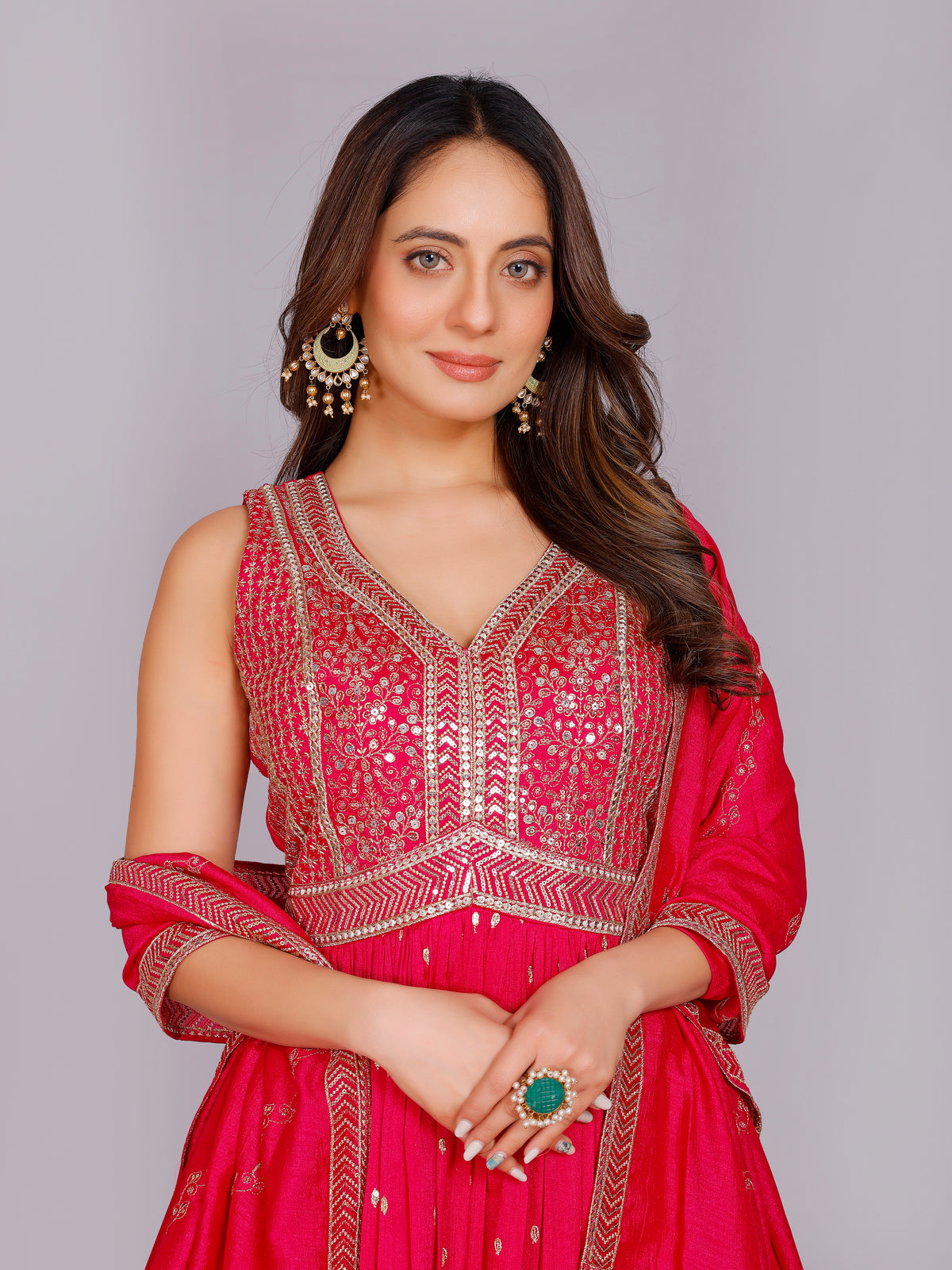 Aashika Georgette Flair Suit