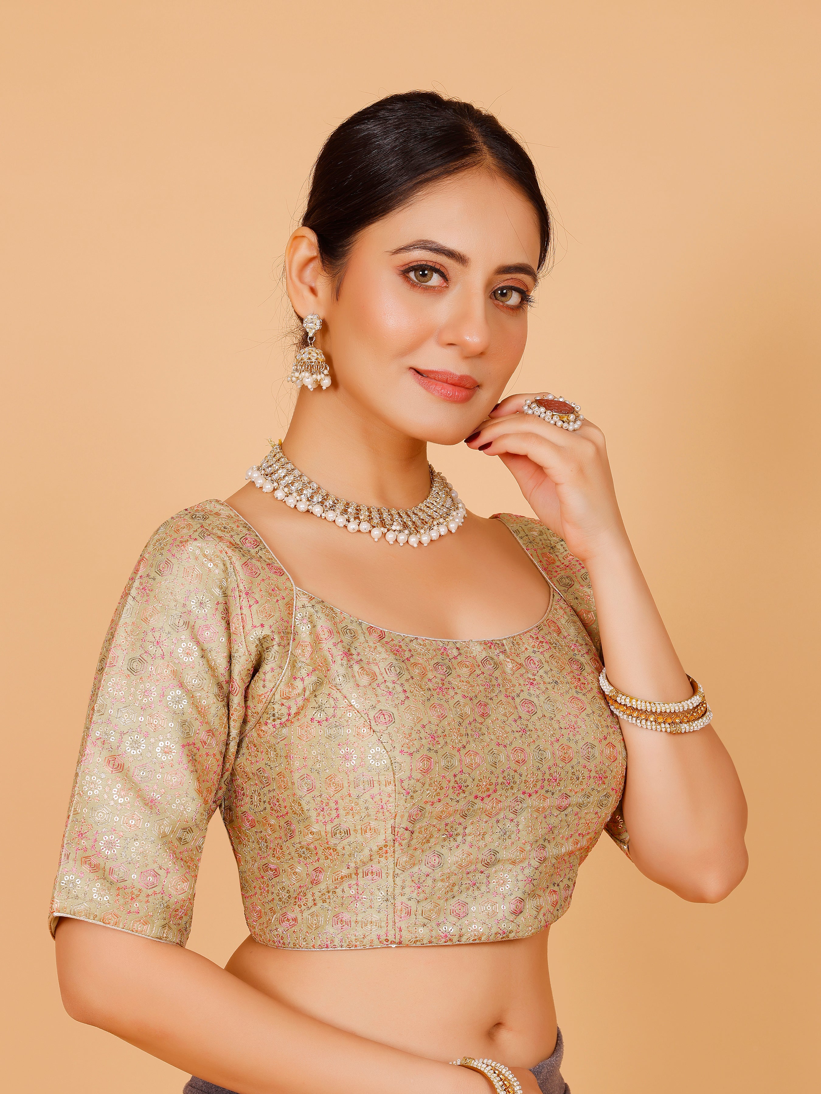 Ladies Silk Blouse - Roop Darshan
