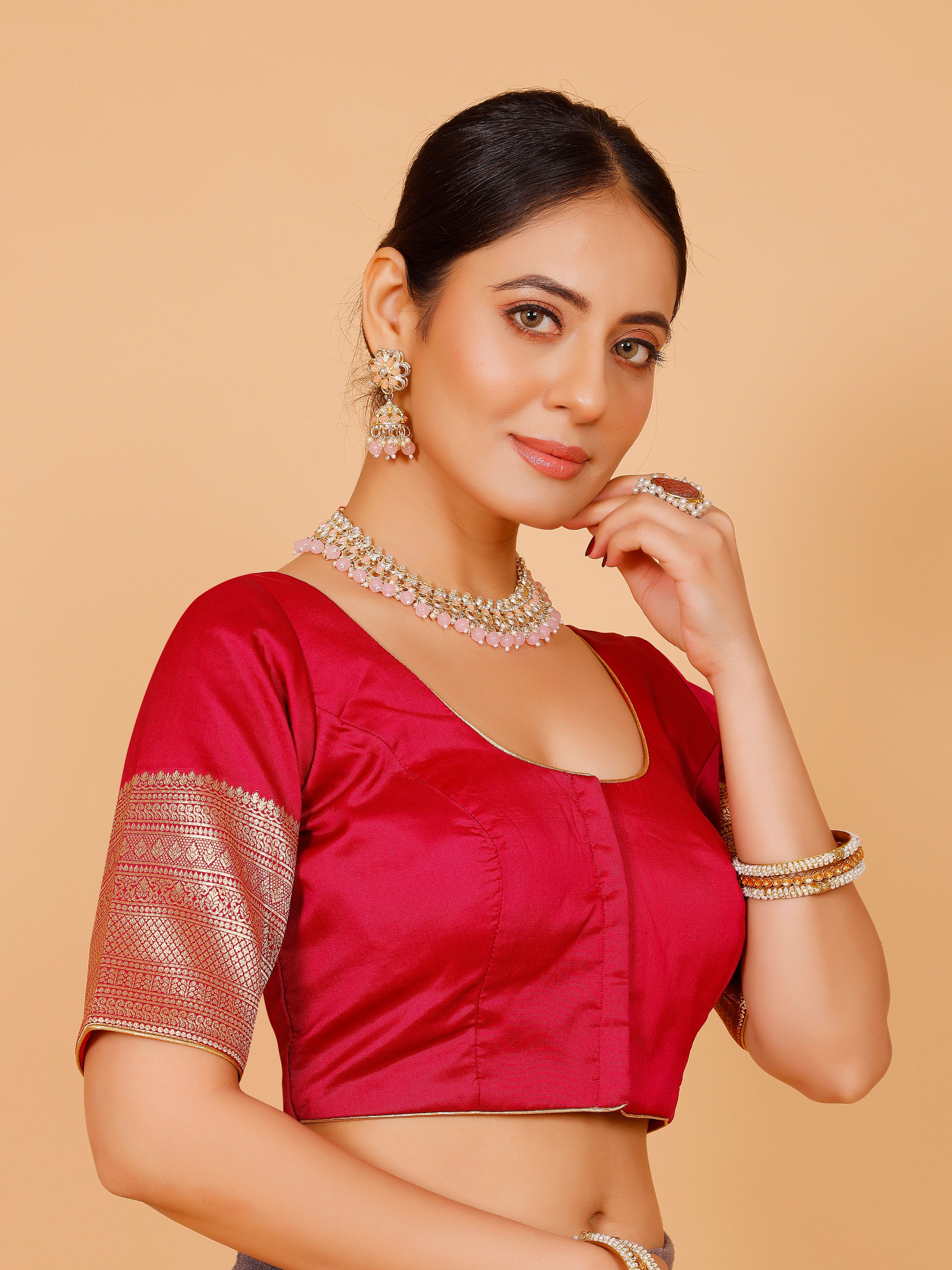 Silk Zari Work Blouse