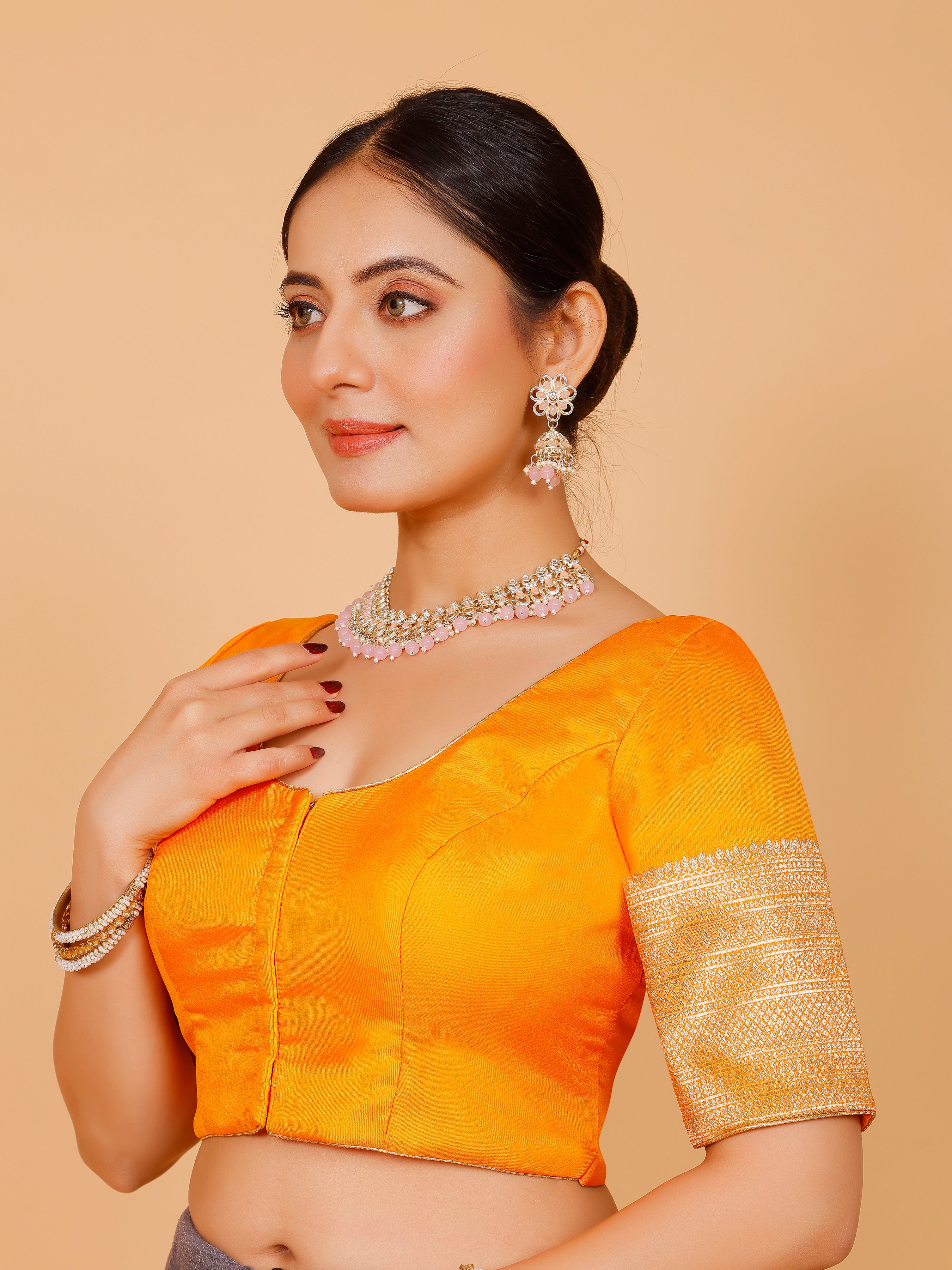 Silk Zari Work Blouse