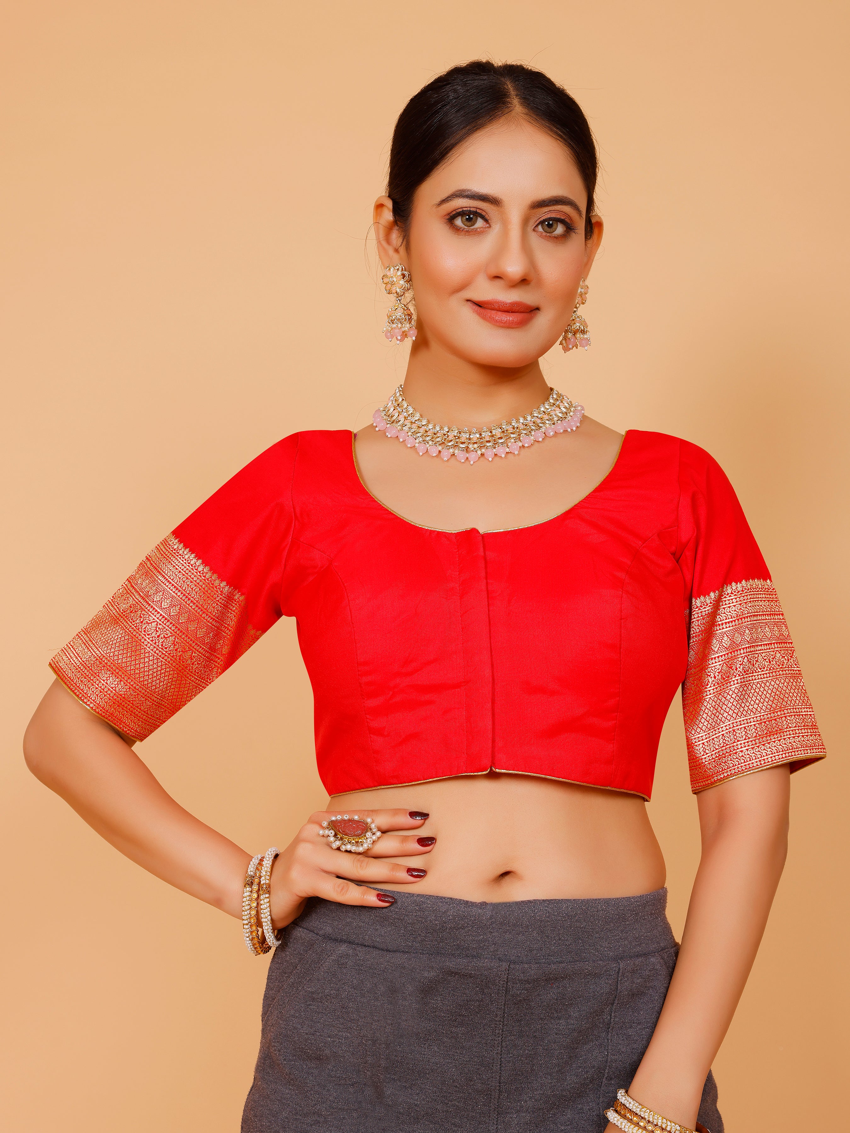 Silk Zari Work Blouse