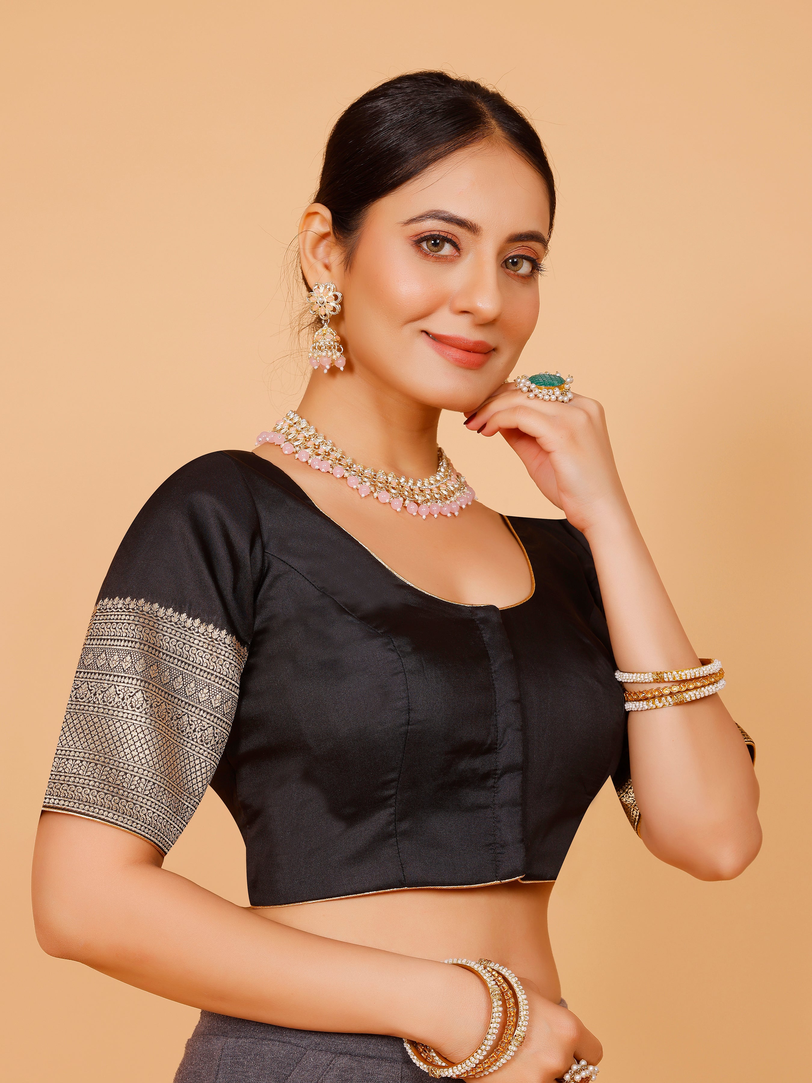 Silk Zari Work Blouse