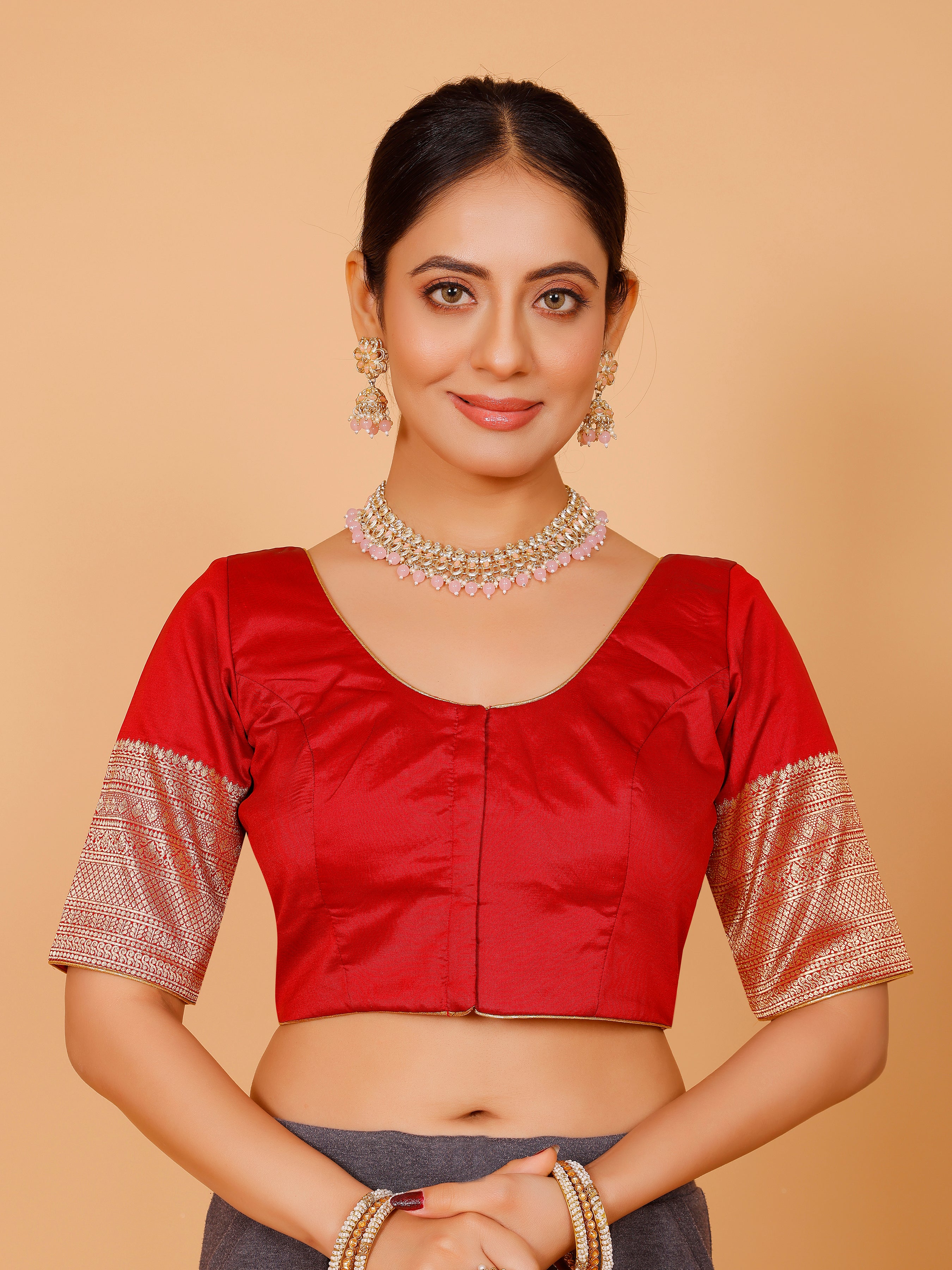 Silk Zari Work Blouse