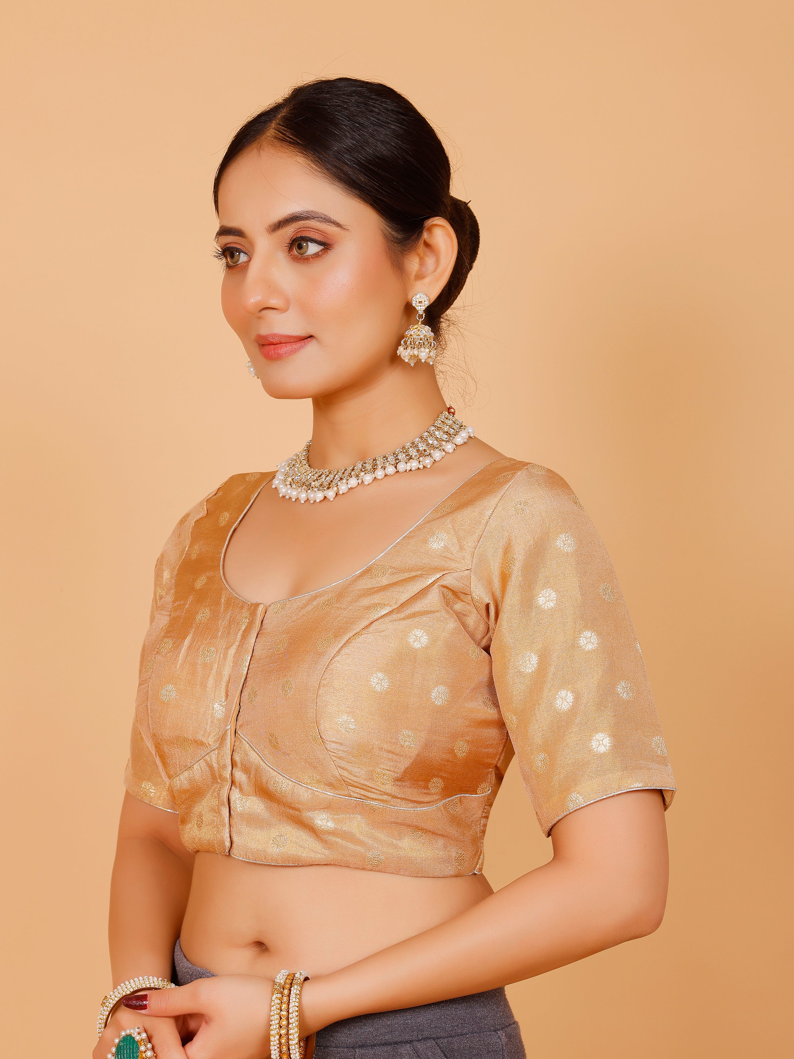 Silk Zari Work Blouse