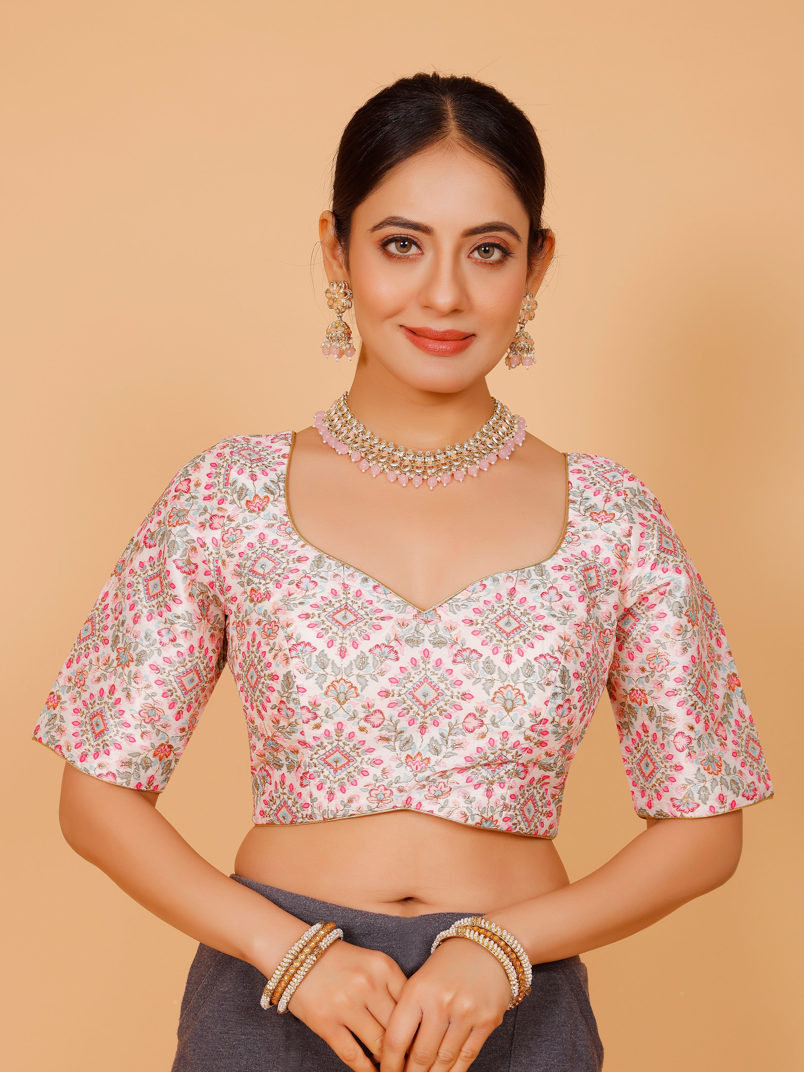 Silk Zari Work Blouse