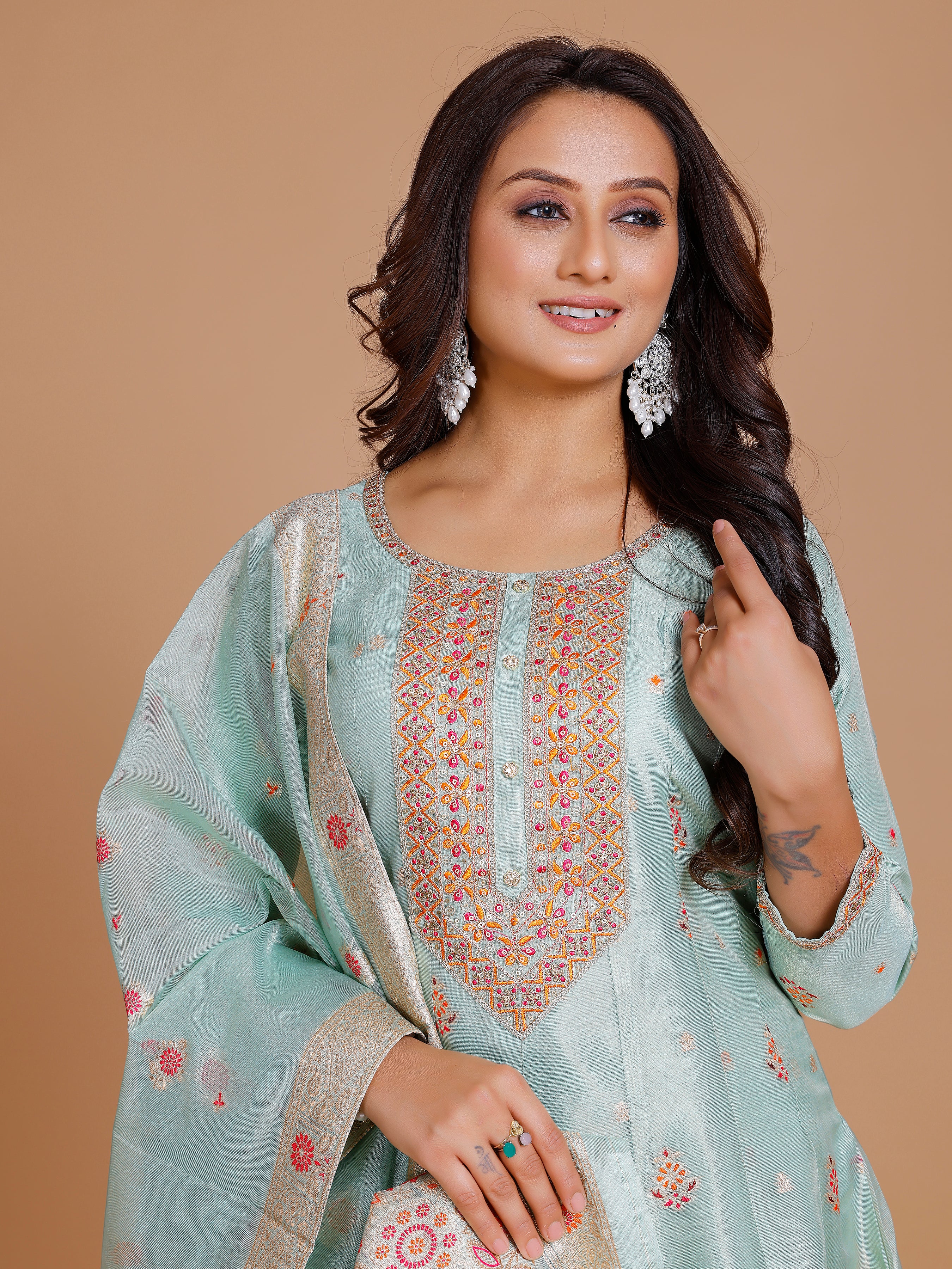 Kashish Flair Kamiz & Pant - Roop Darshan