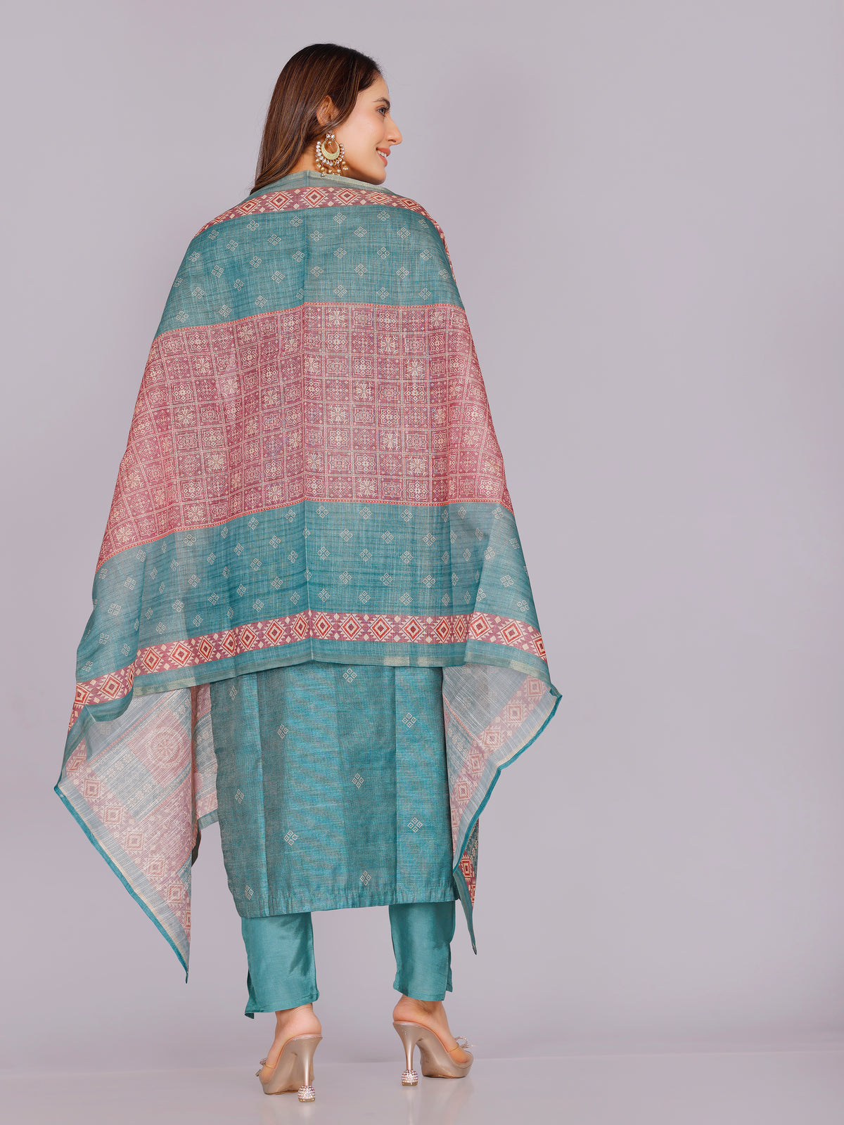 Asavari Silk Straight Suit