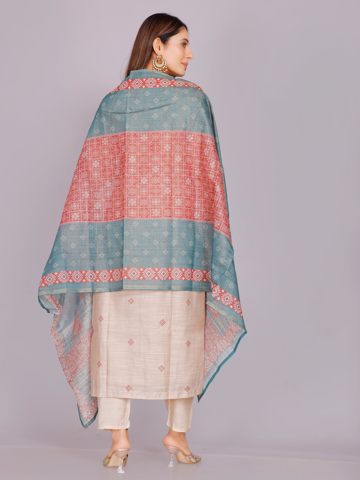 Asavari Silk Straight Suit
