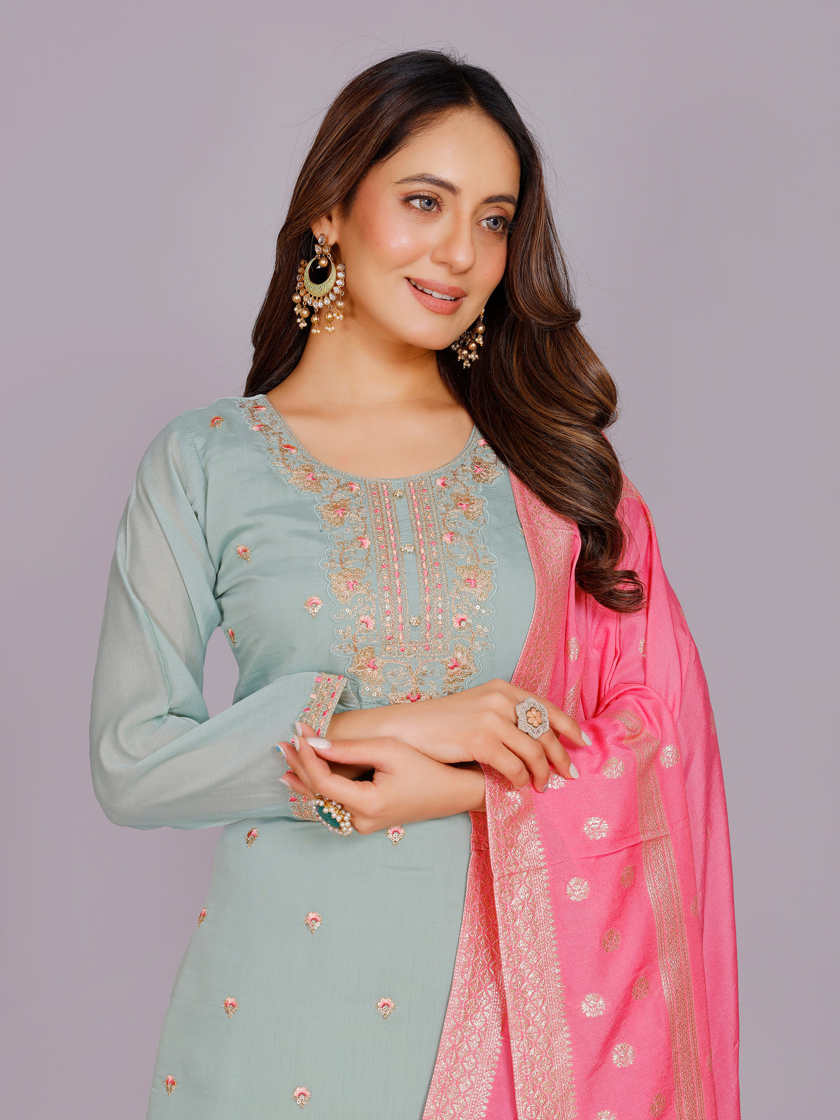 Paridhi Silk Straight Suit