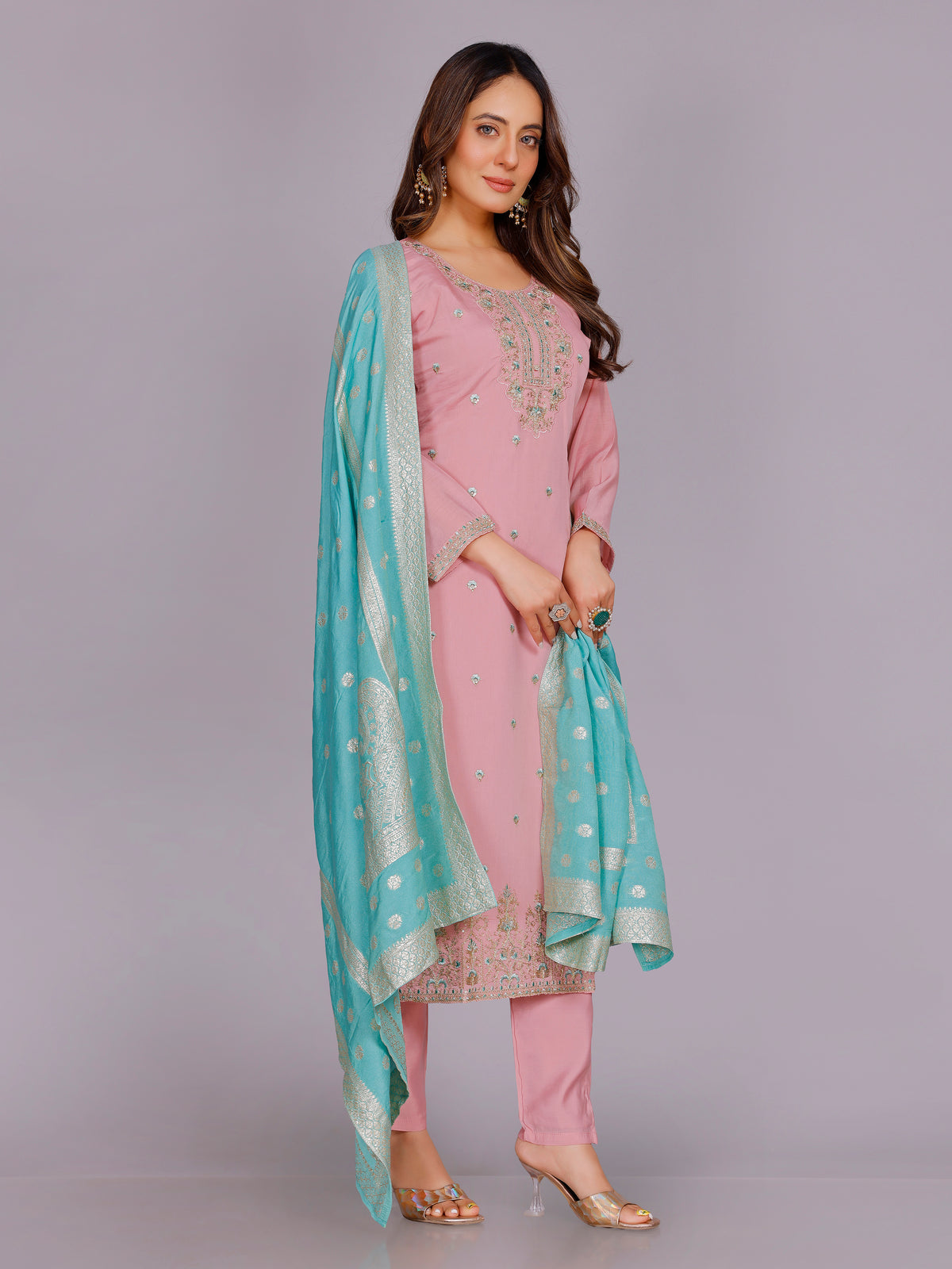 Paridhi Silk Straight Suit